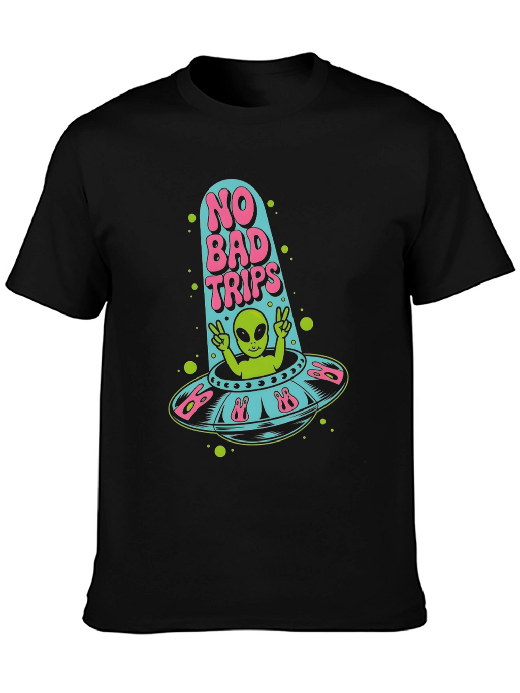 No Bad Trips Alien Graphic Tee