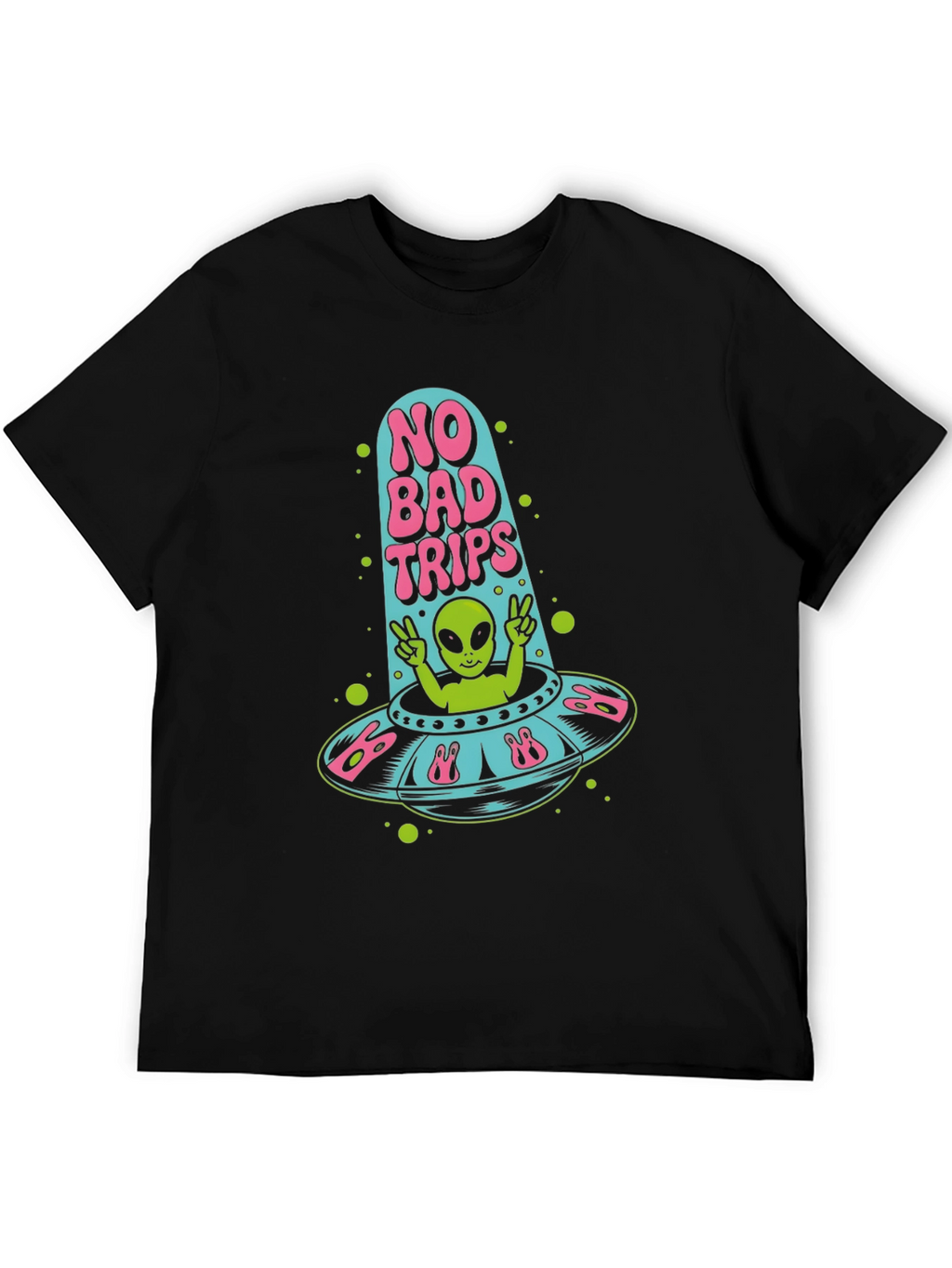 No Bad Trips Alien Graphic Tee