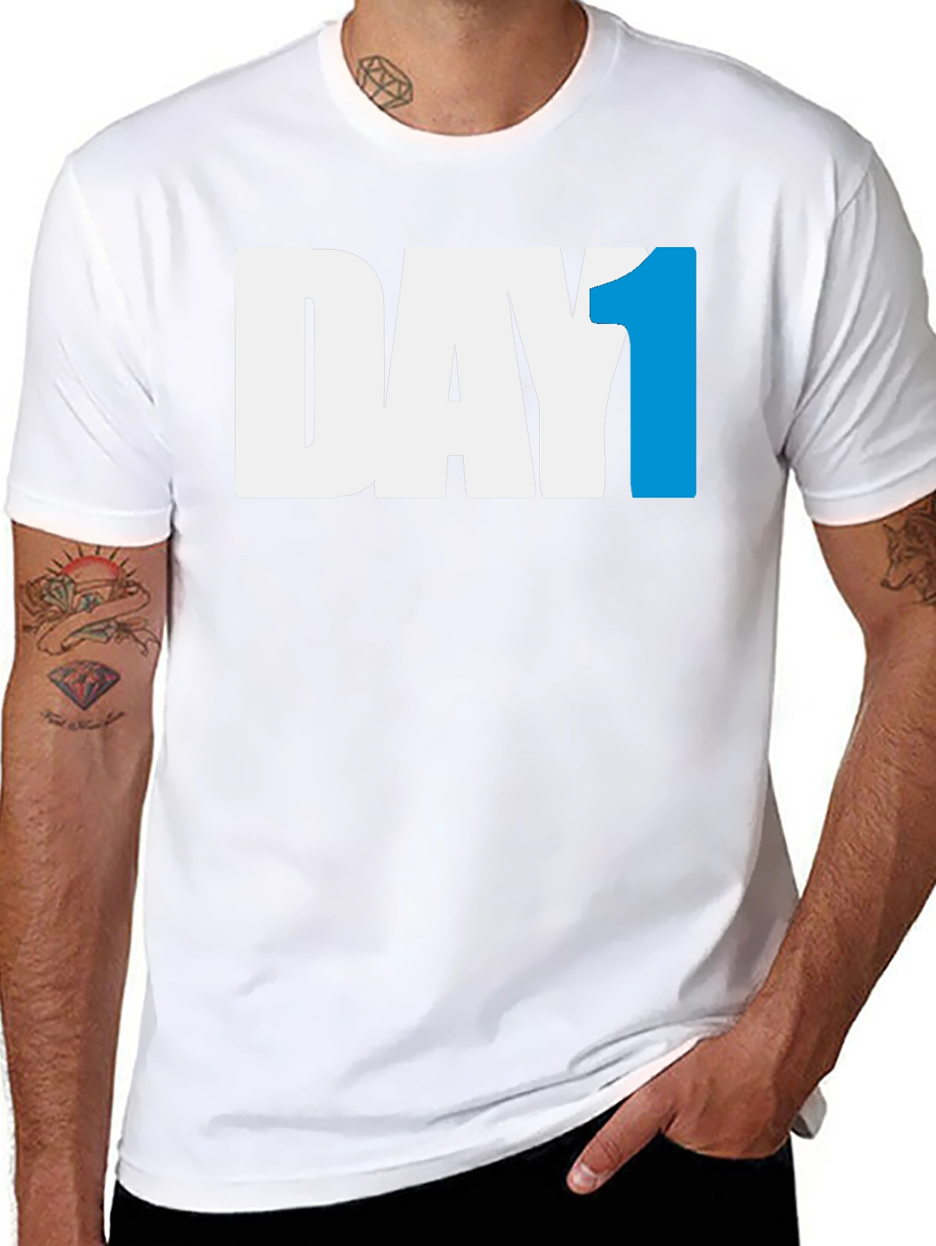 Day 1 T-Shirt - Bold Graphic Tee