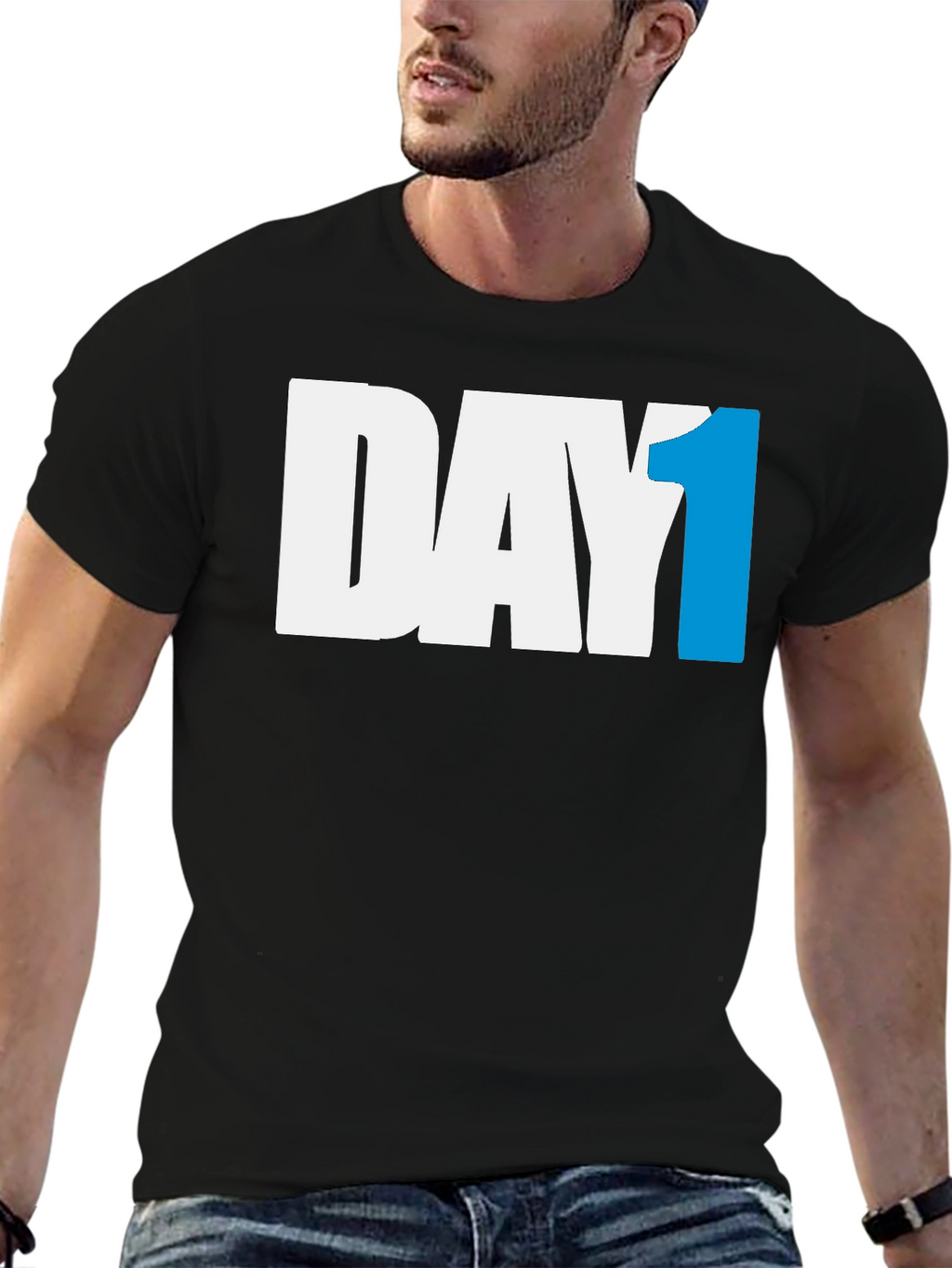 Day 1 T-Shirt - Bold Graphic Tee