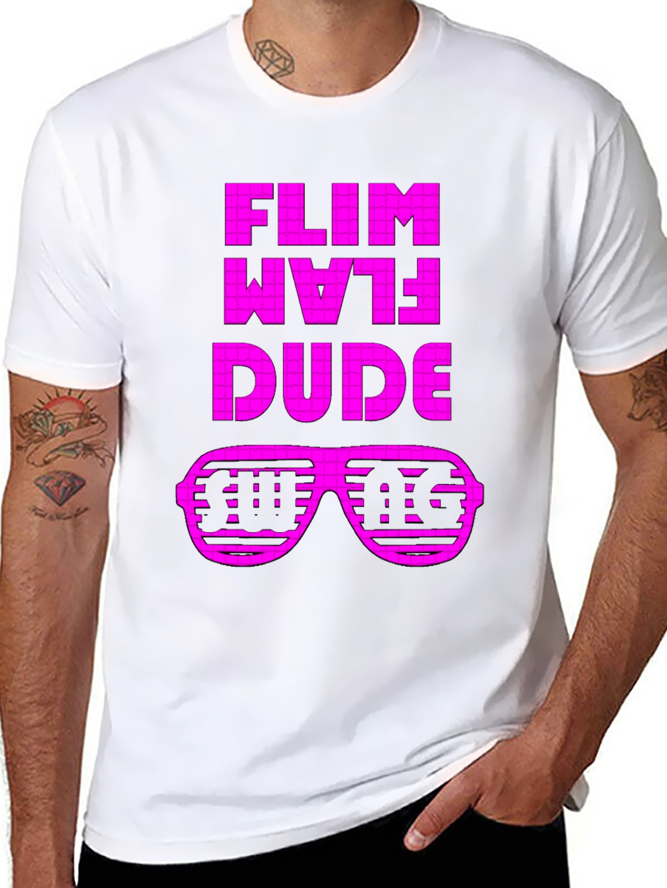 Flim Flam Dude Graphic Tee - Retro Style