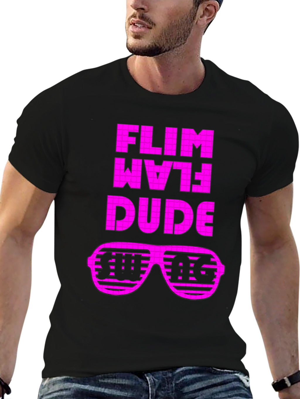 Flim Flam Dude Graphic Tee - Retro Style