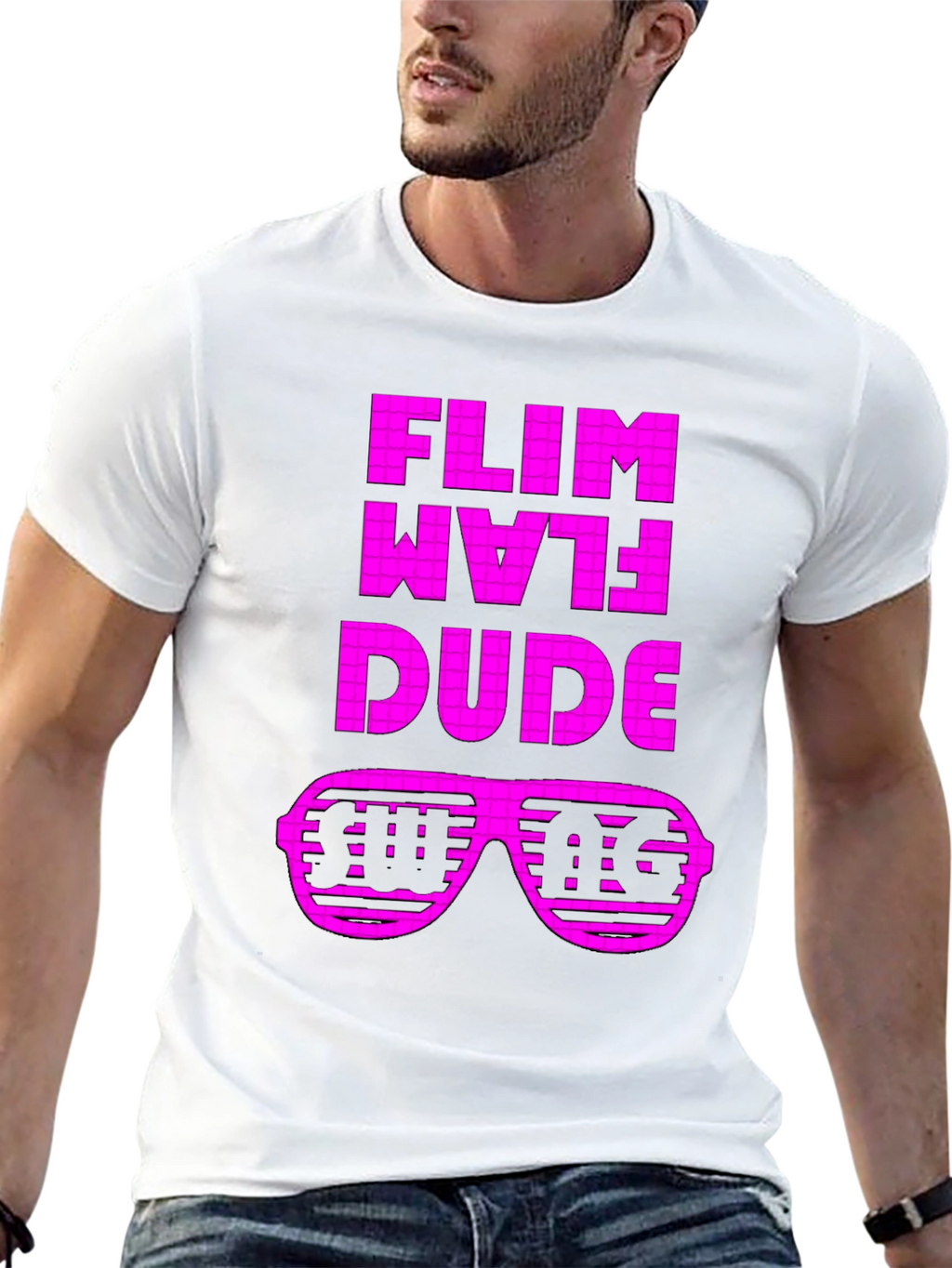Flim Flam Dude Graphic Tee - Retro Style