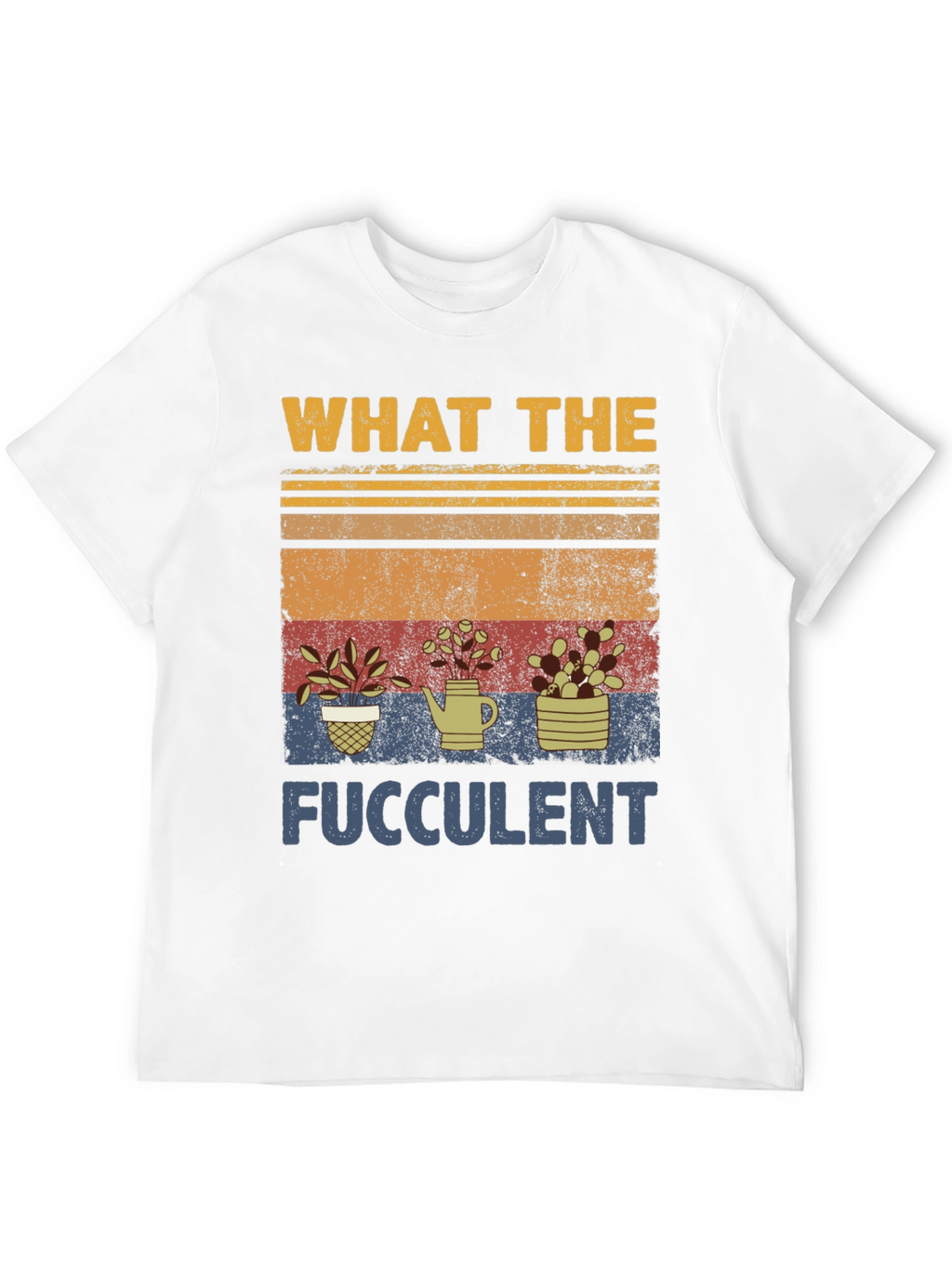 What The Fucculent Black T-Shirt