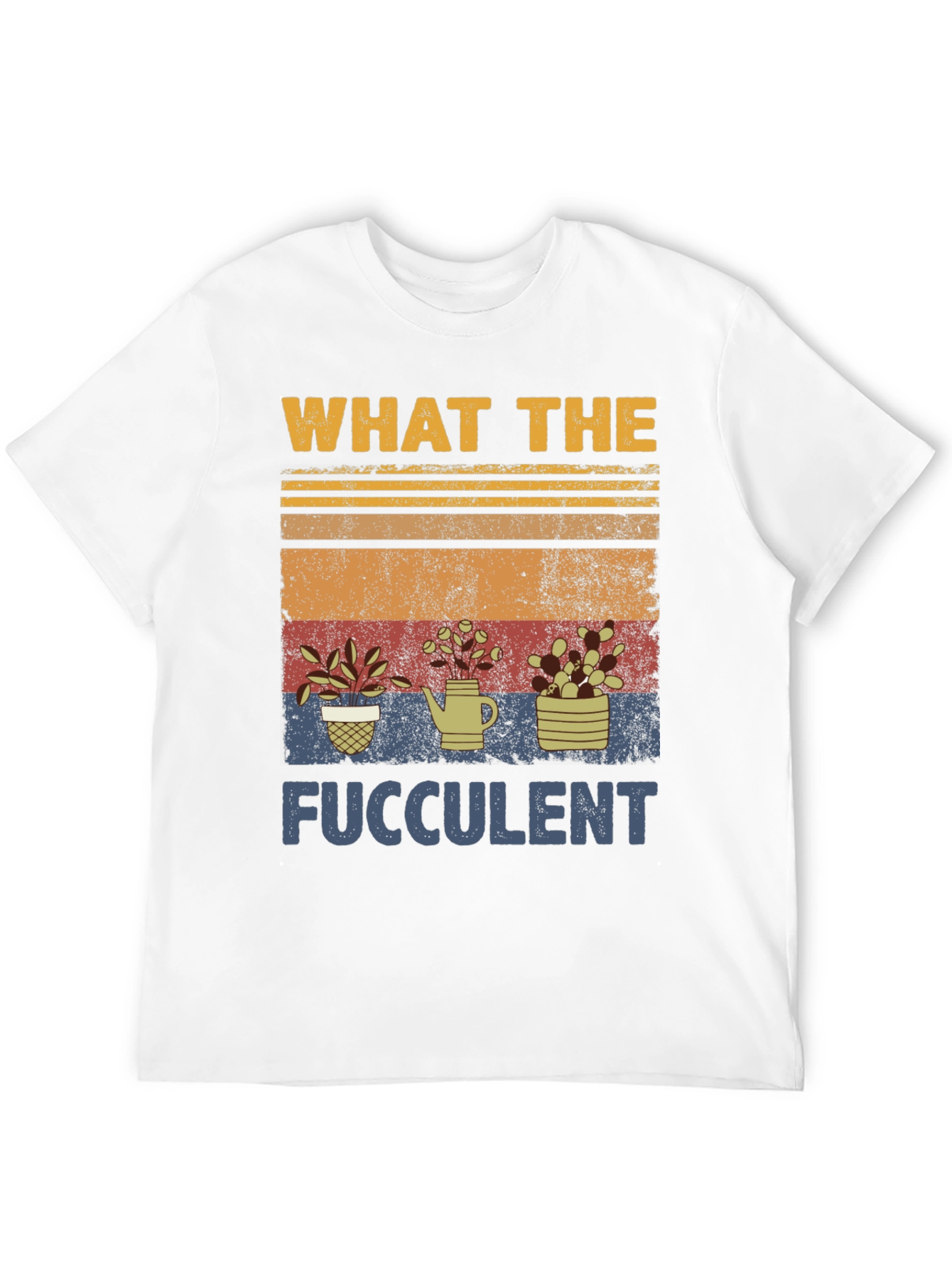 What The Fucculent Black T-Shirt