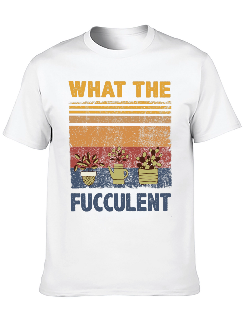 What The Fucculent Black T-Shirt