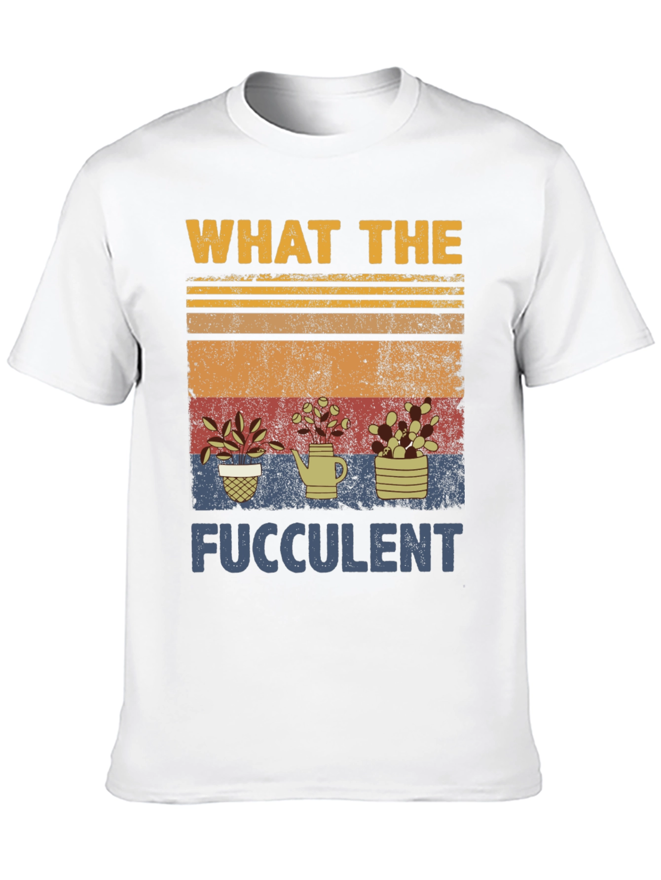 What The Fucculent Black T-Shirt