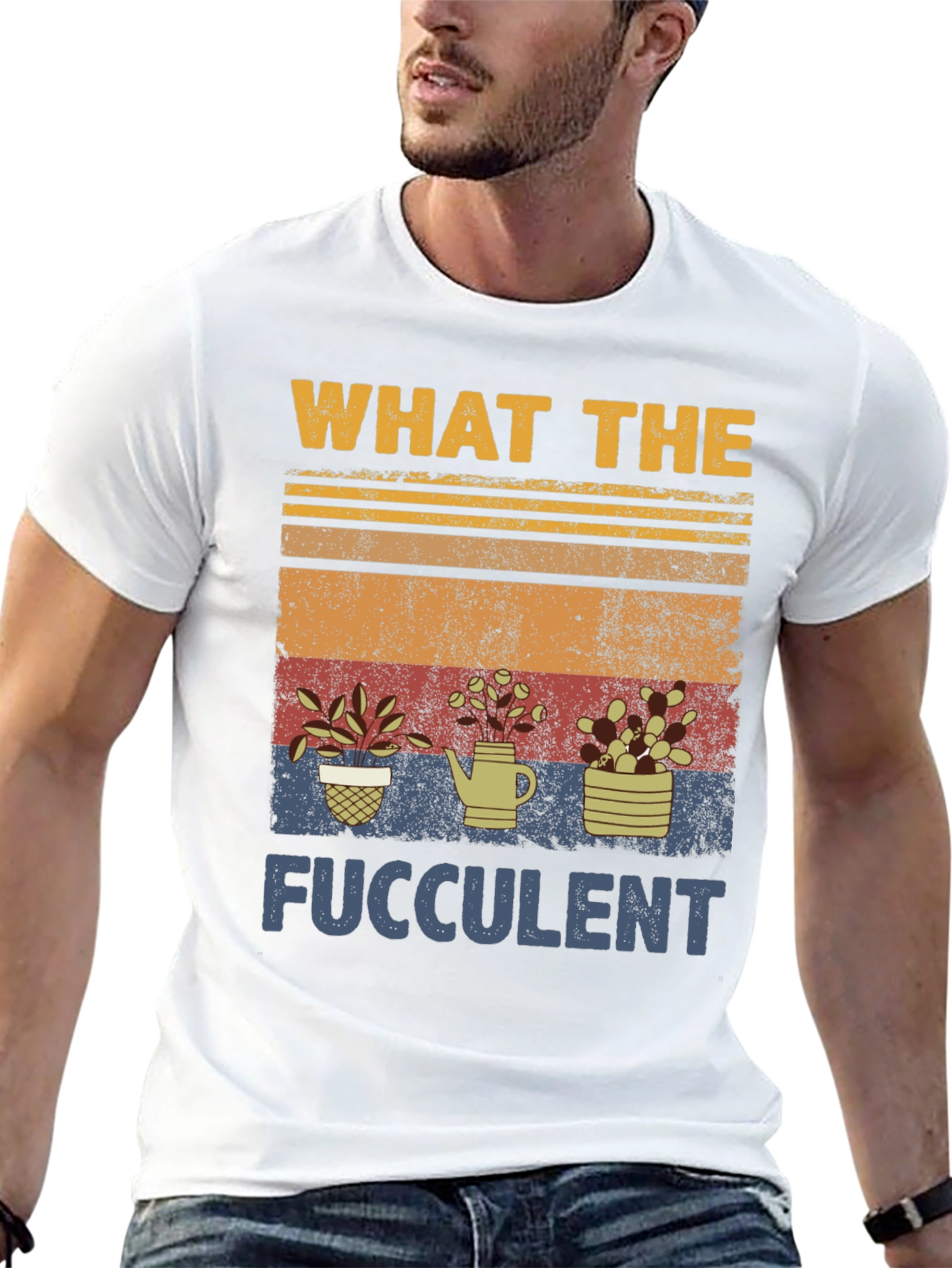 What The Fucculent Black T-Shirt
