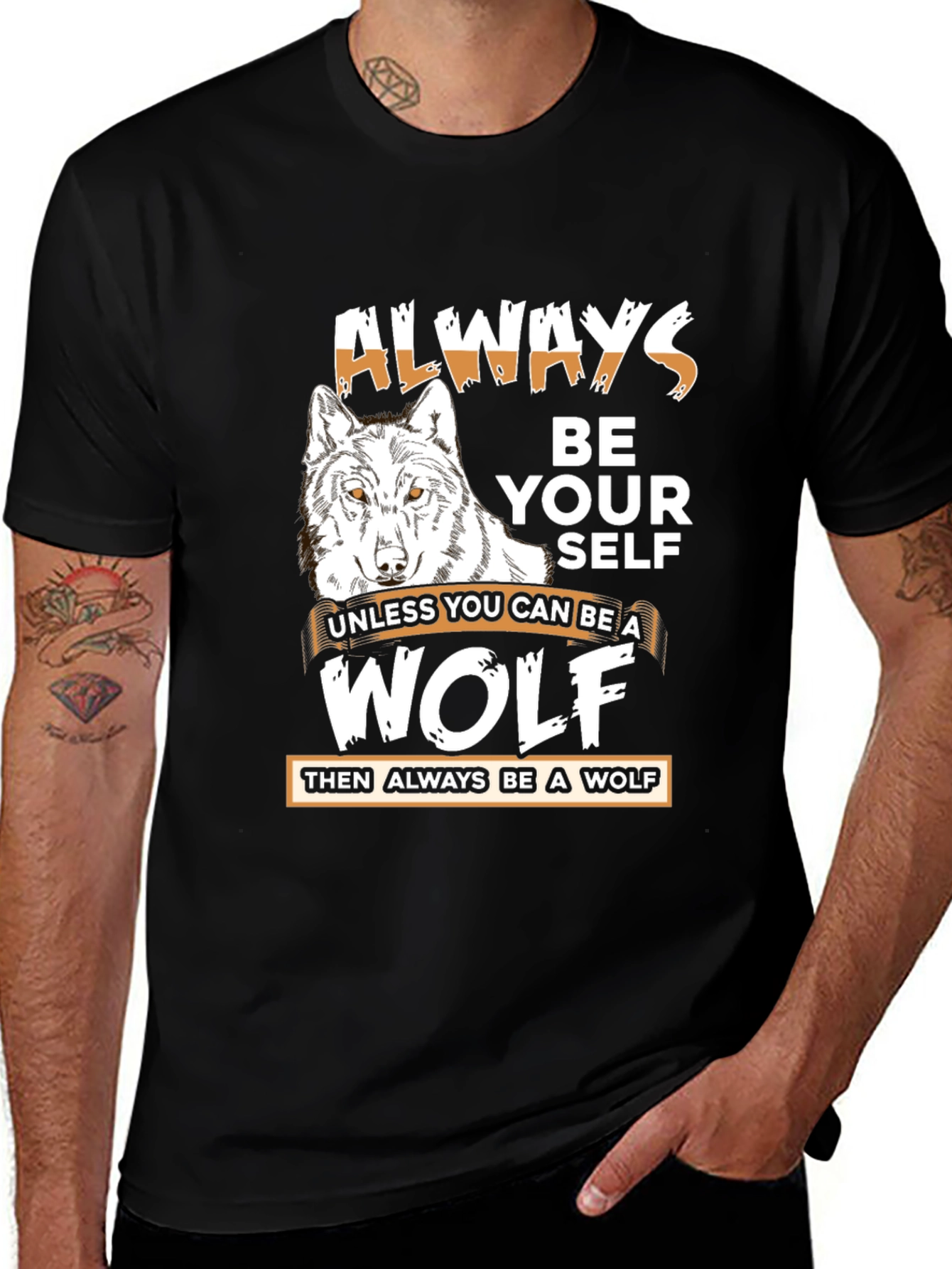 Always Be A Wolf Graphic T-Shirt