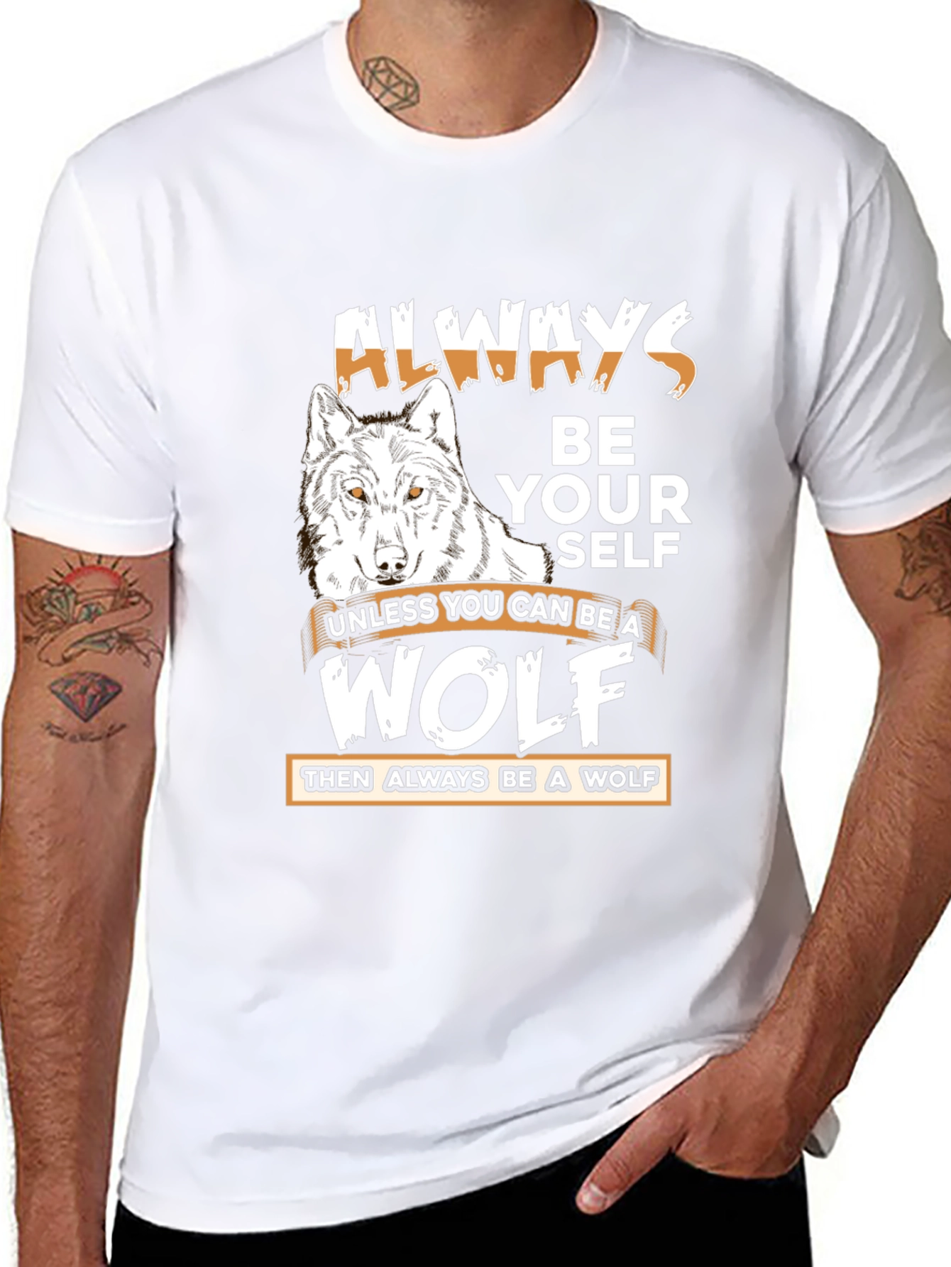 Always Be A Wolf Graphic T-Shirt