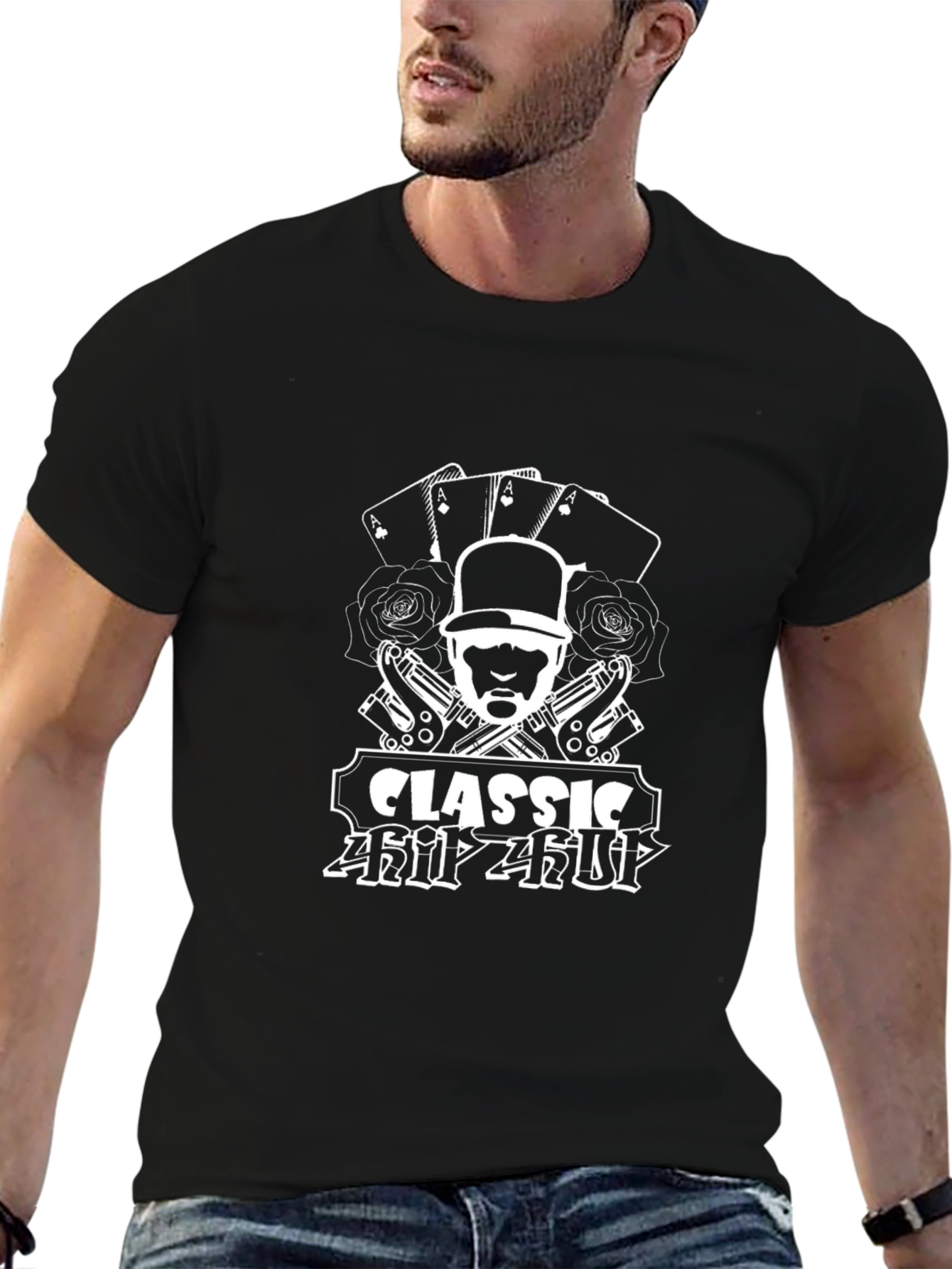 Classic Hip Hop T-Shirt Black