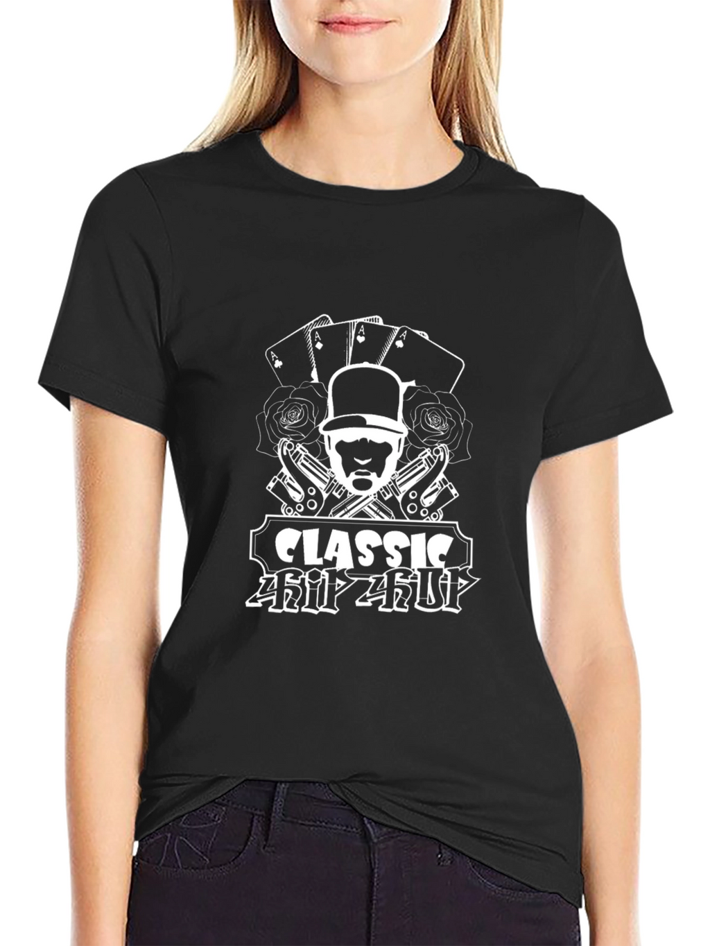 Classic Hip Hop T-Shirt Black
