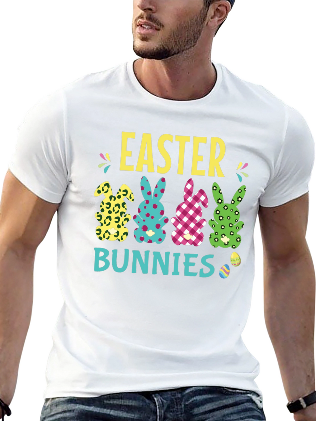 Easter Bunnies Graphic T-Shirt