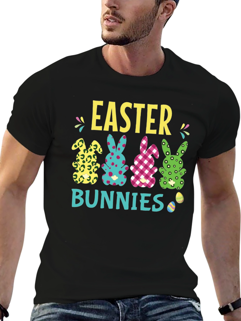 Easter Bunnies Graphic T-Shirt