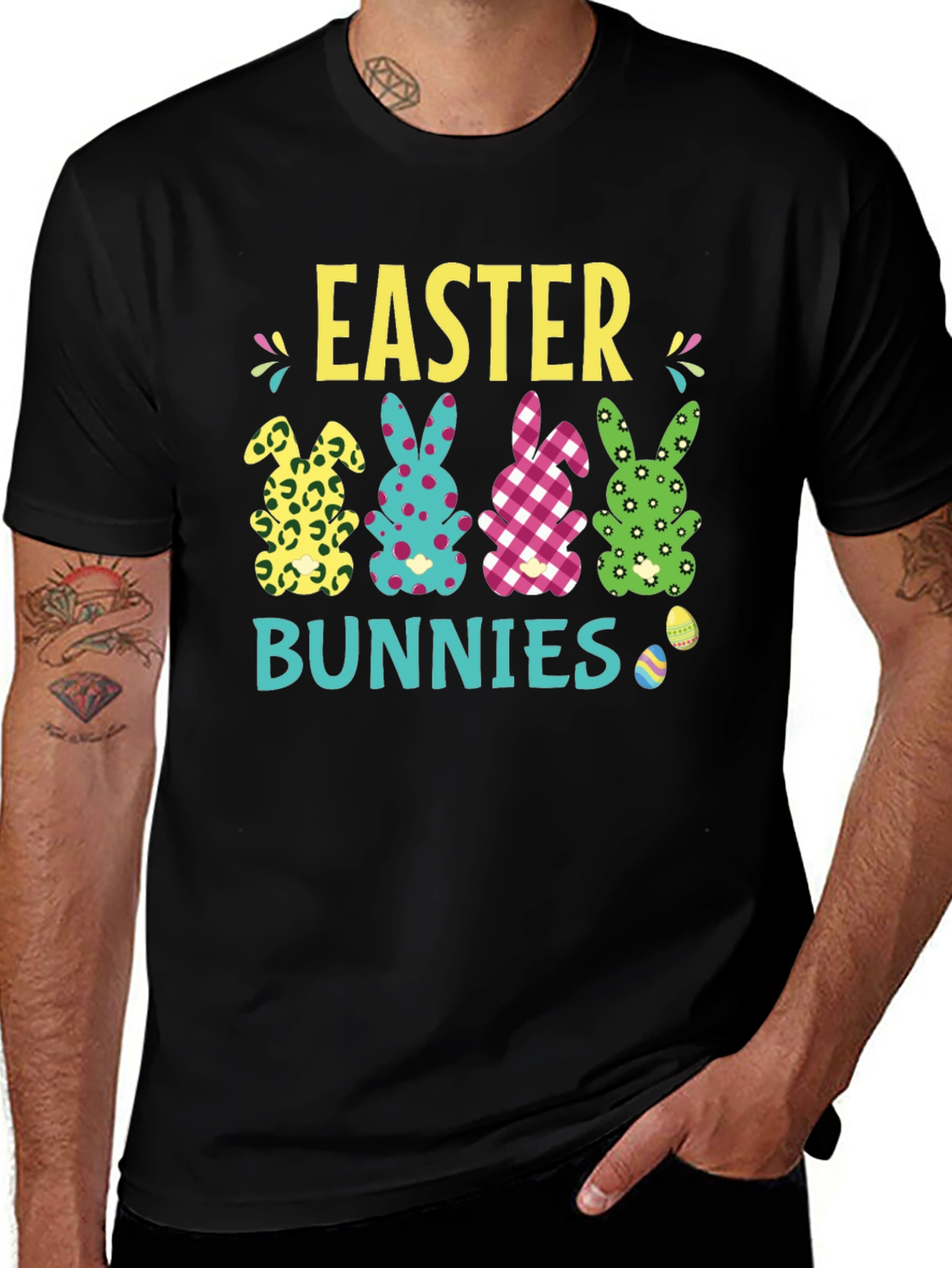 Easter Bunnies Graphic T-Shirt