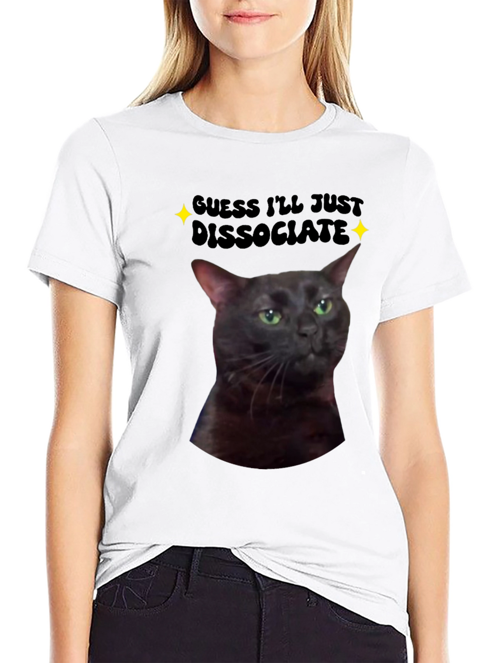 Dissociate Cat T-Shirt