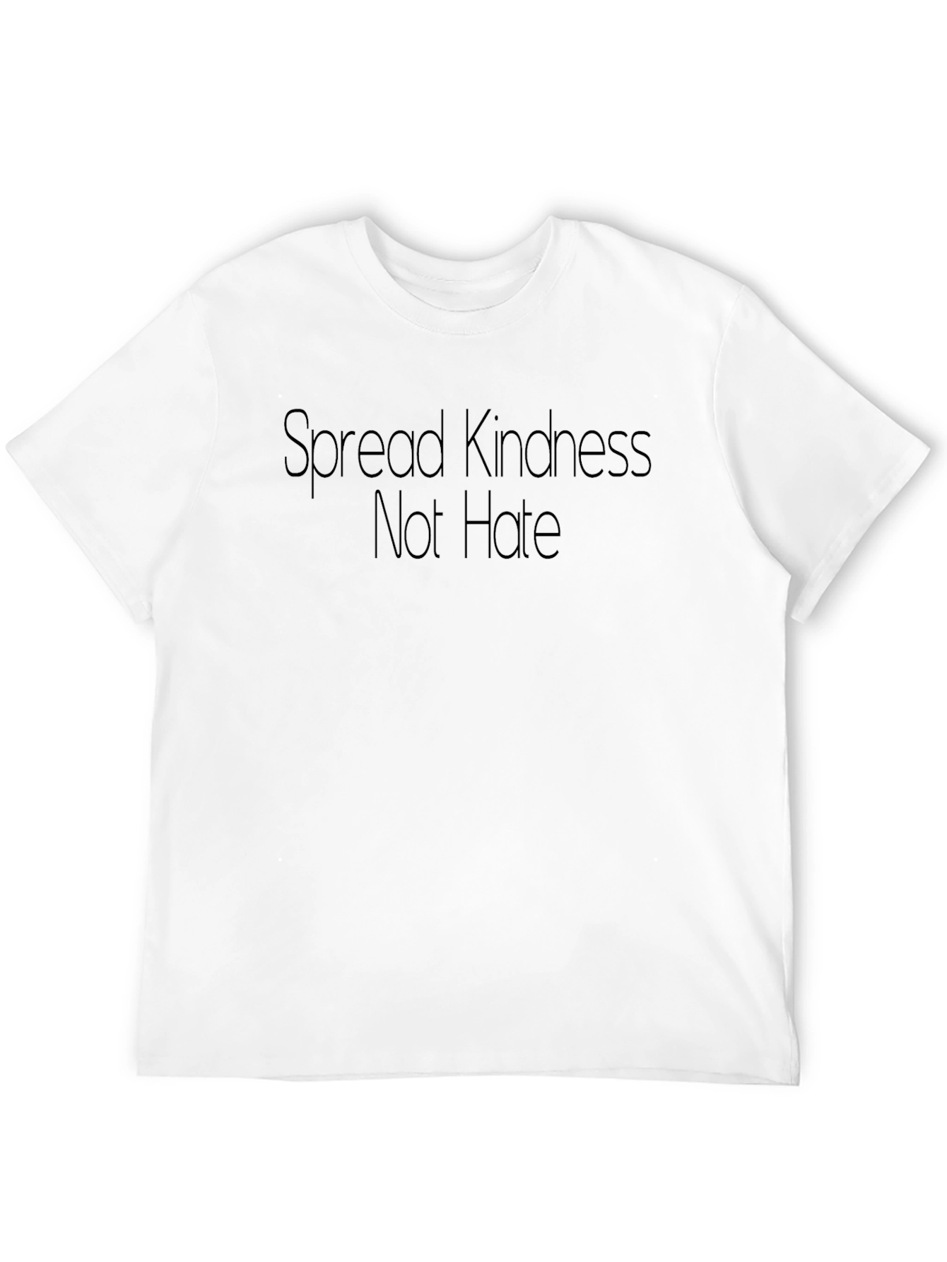 Kindness T-Shirt - Spread Kindness Not Hate Black Tee