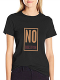 No Question Graphic Tee - Mens Black T-Shirt