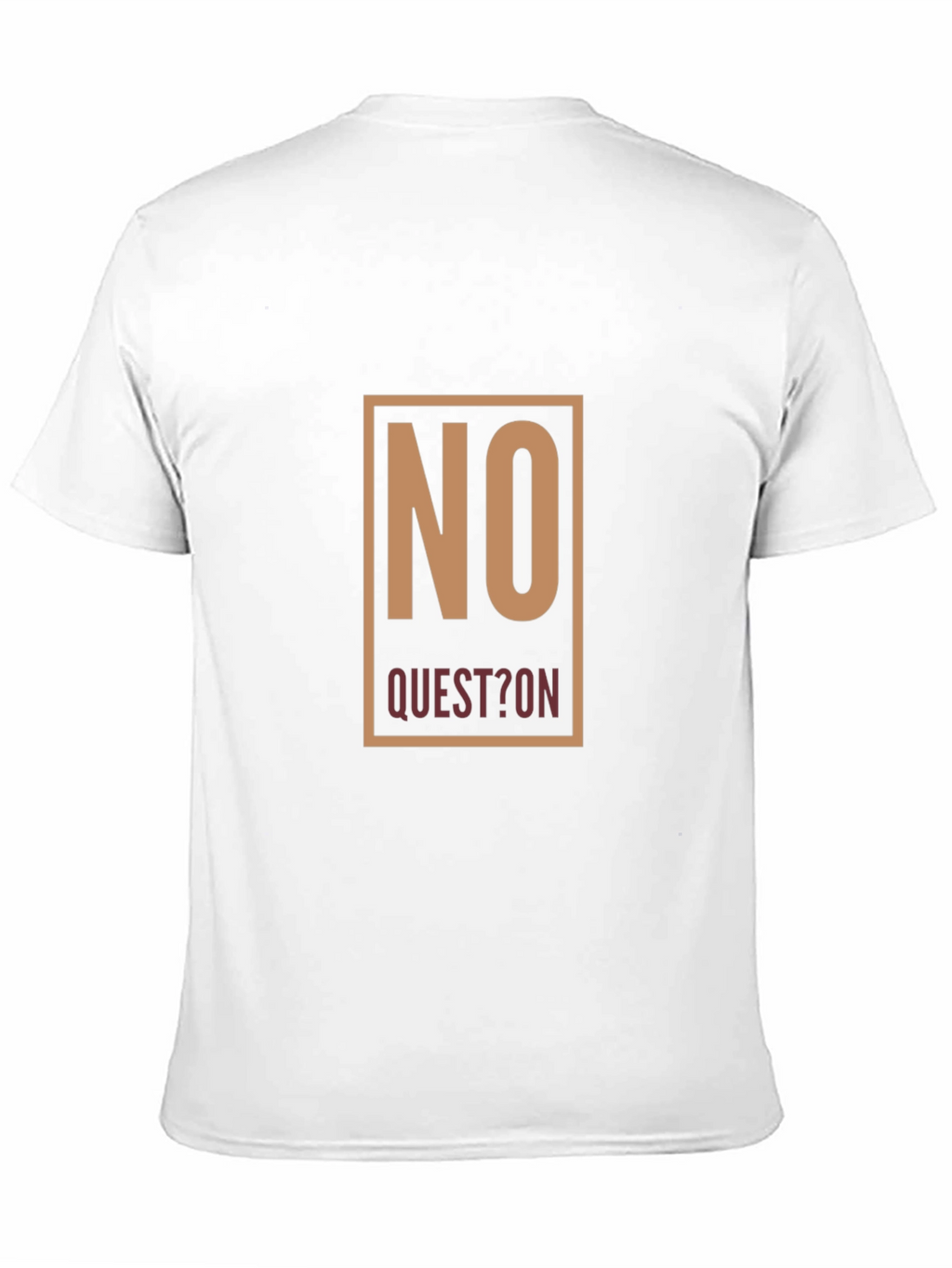 No Question Graphic Tee - Mens Black T-Shirt