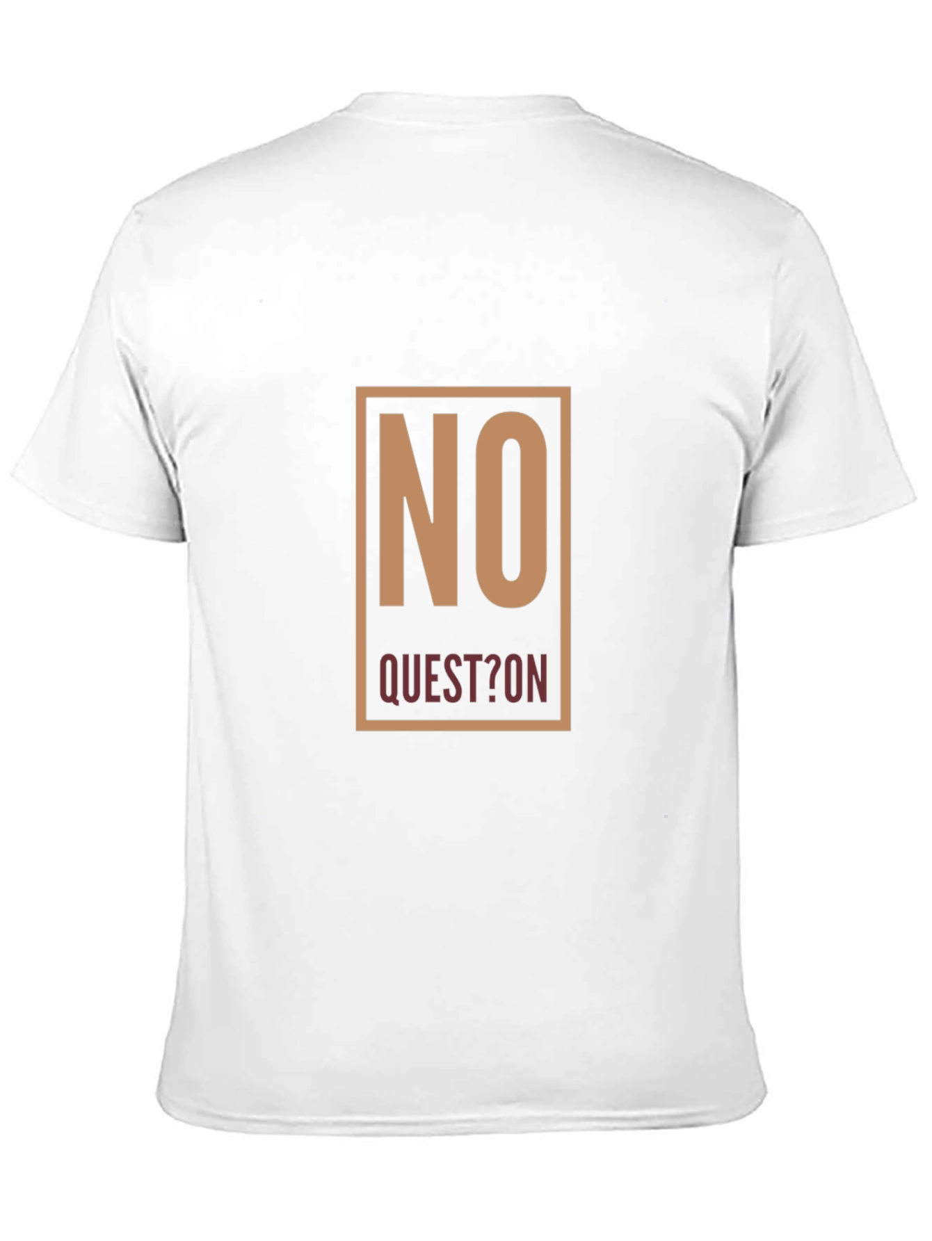 No Question Graphic Tee - Mens Black T-Shirt