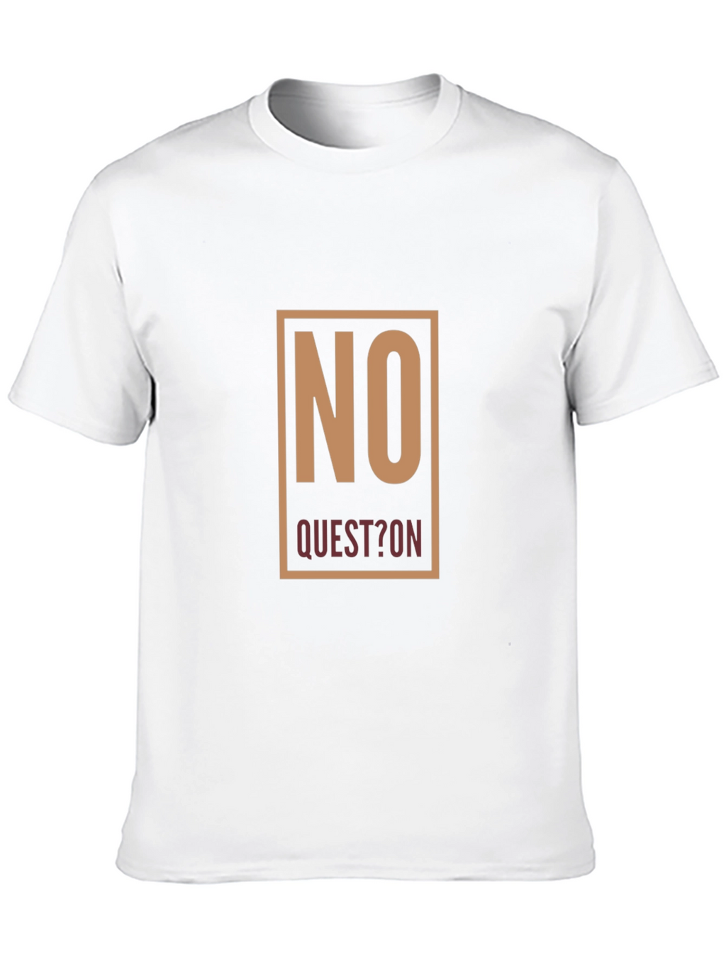 No Question Graphic Tee - Mens Black T-Shirt