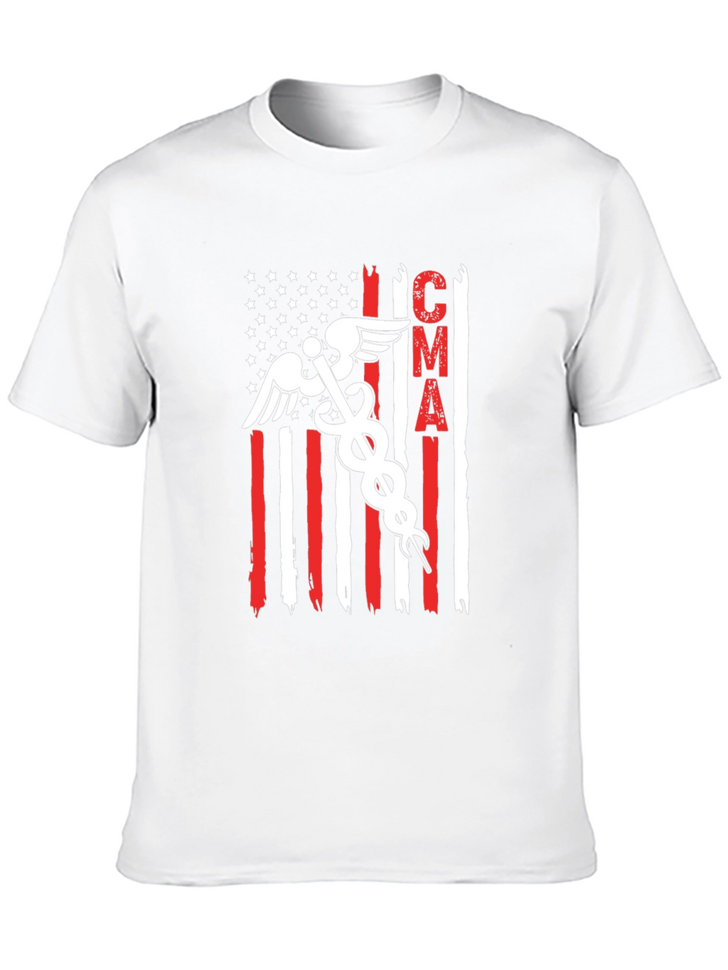 CMA American Flag T-Shirt Medical Assistant Tee