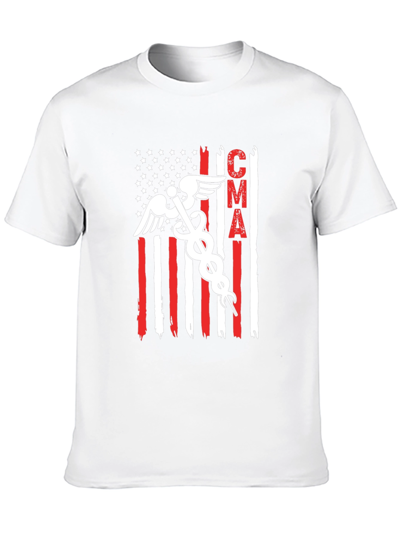 CMA American Flag T-Shirt Medical Assistant Tee