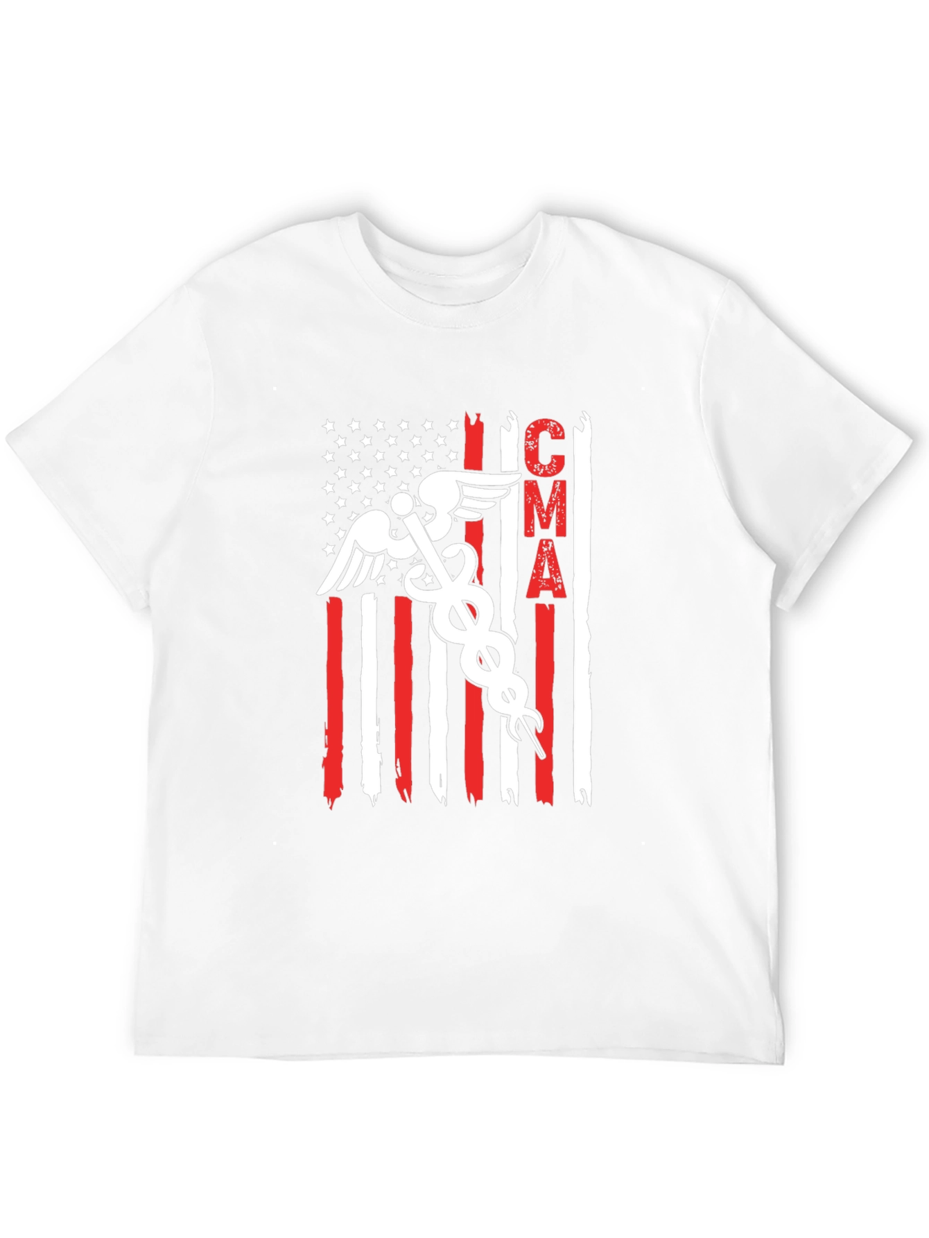 CMA American Flag T-Shirt Medical Assistant Tee