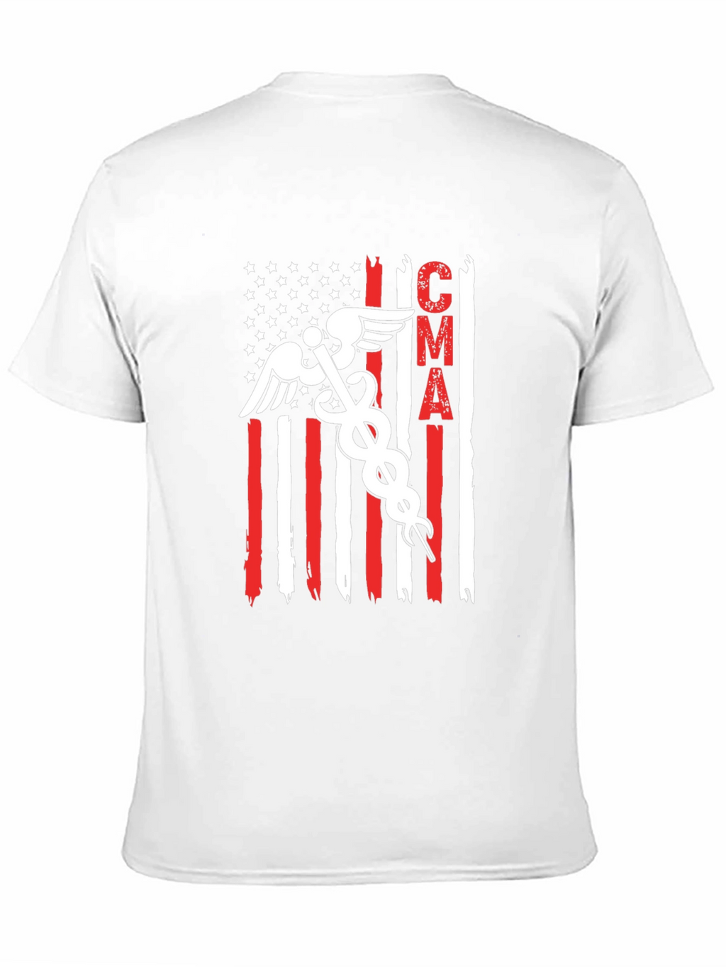 CMA American Flag T-Shirt Medical Assistant Tee