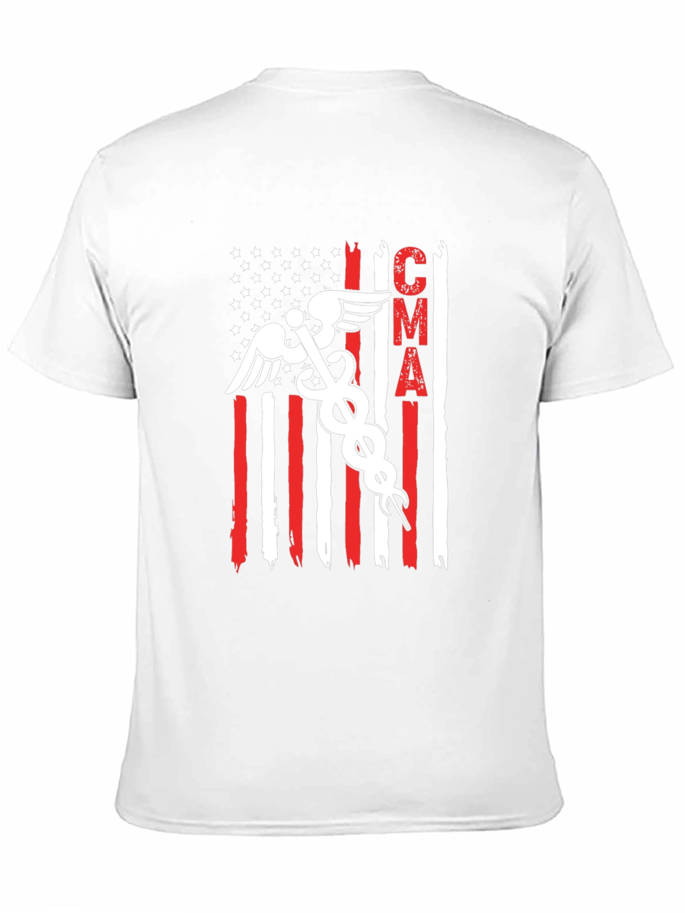 CMA American Flag T-Shirt Medical Assistant Tee
