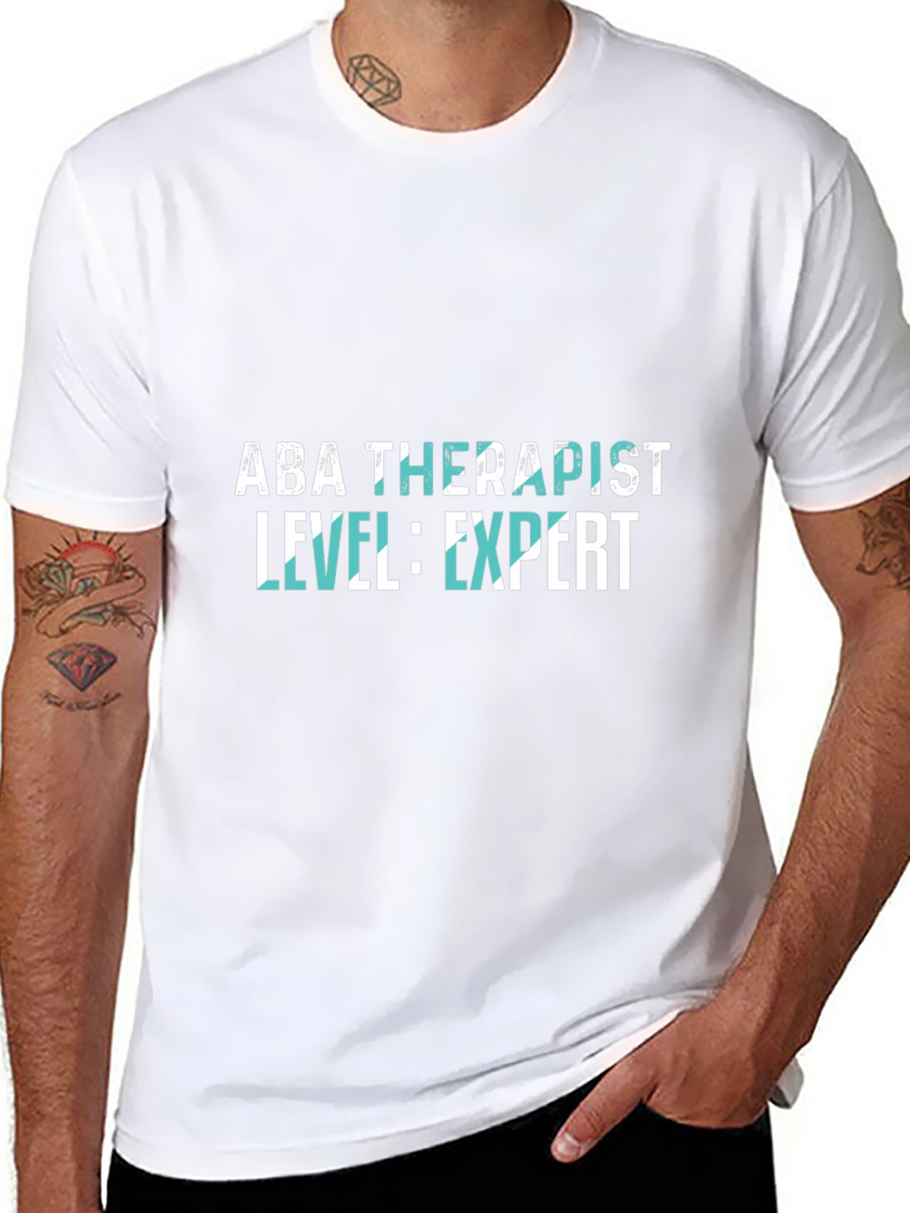 ABA Therapist Expert Level Black T-Shirt