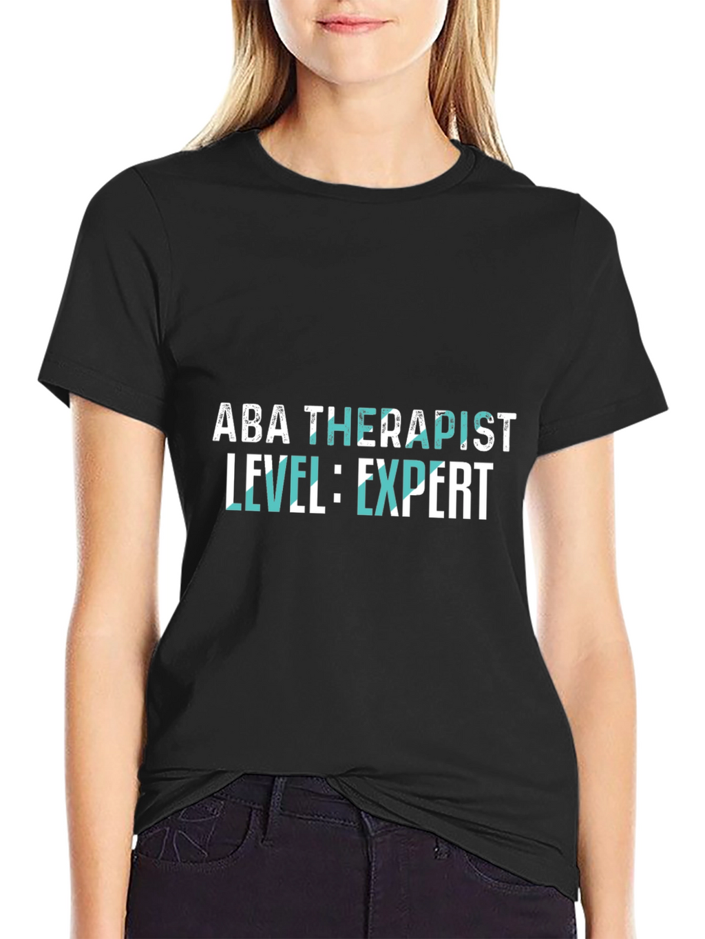 ABA Therapist Expert Level Black T-Shirt