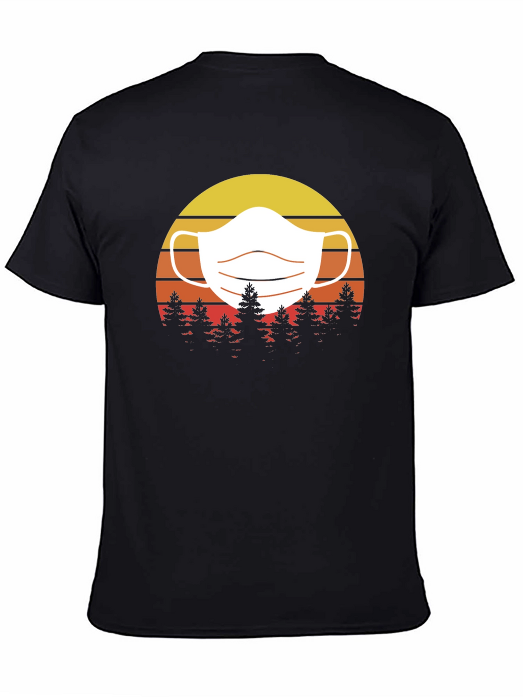 Sunset Mask Graphic Tee