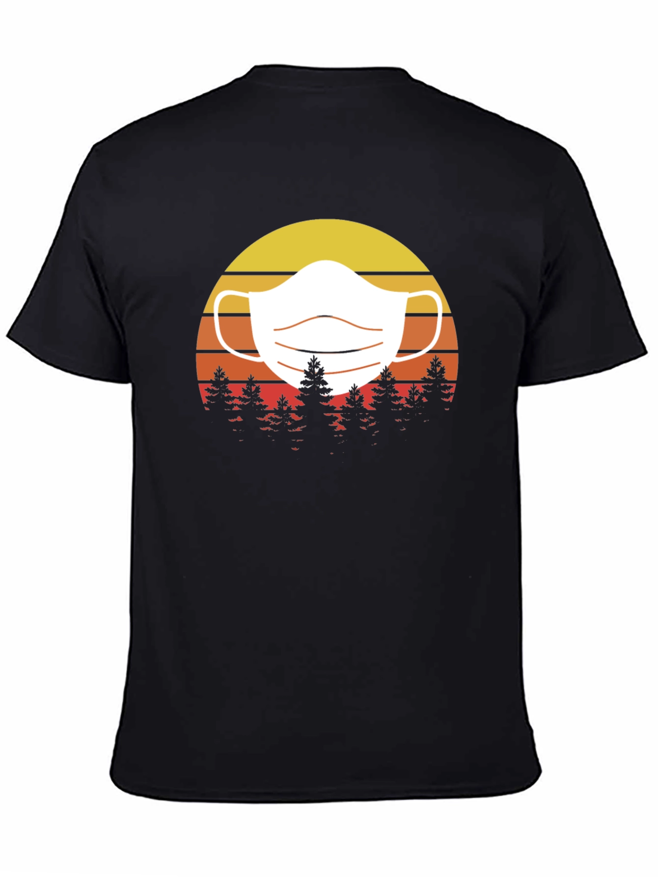 Sunset Mask Graphic Tee