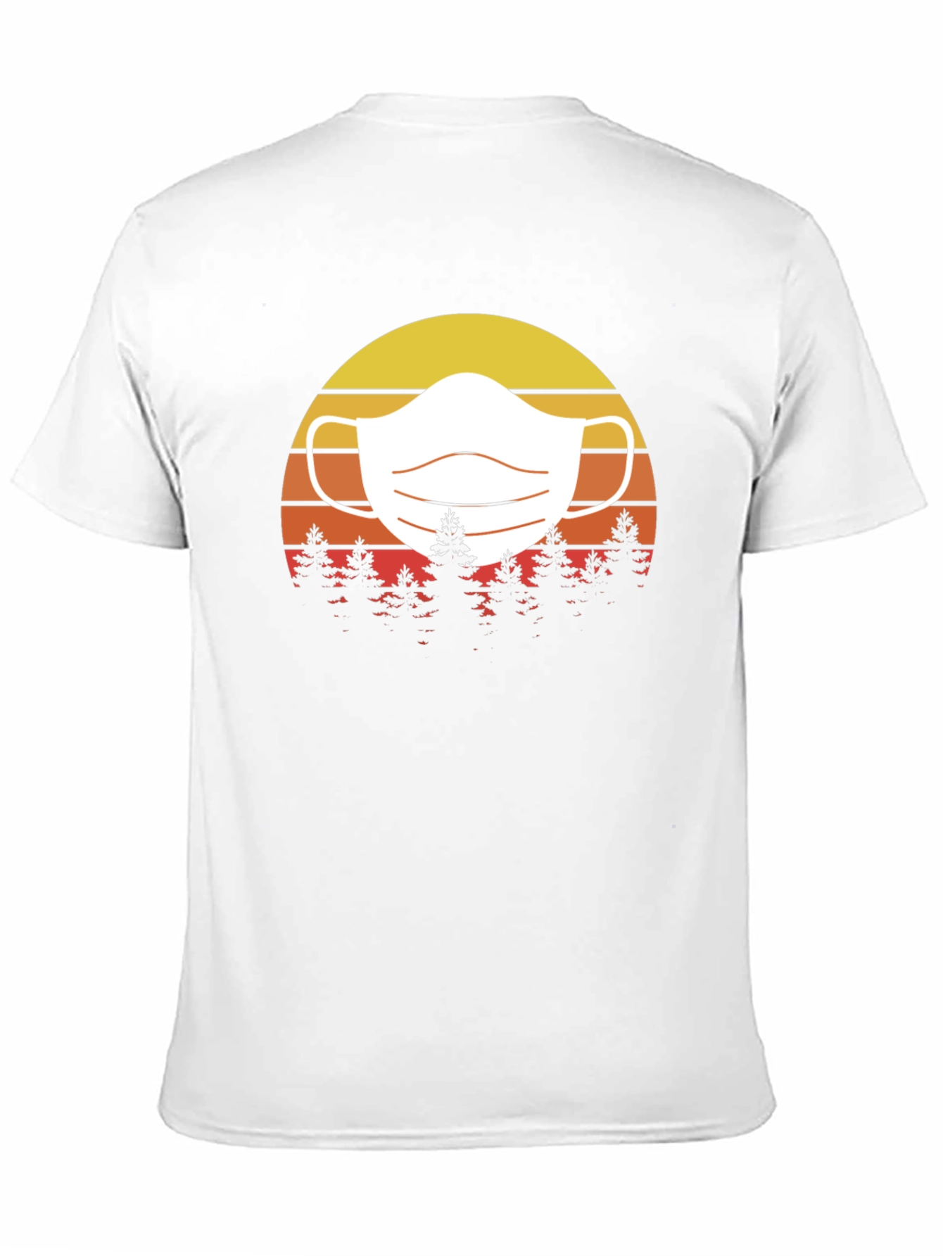 Sunset Mask Graphic Tee