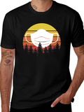 Sunset Mask Graphic Tee