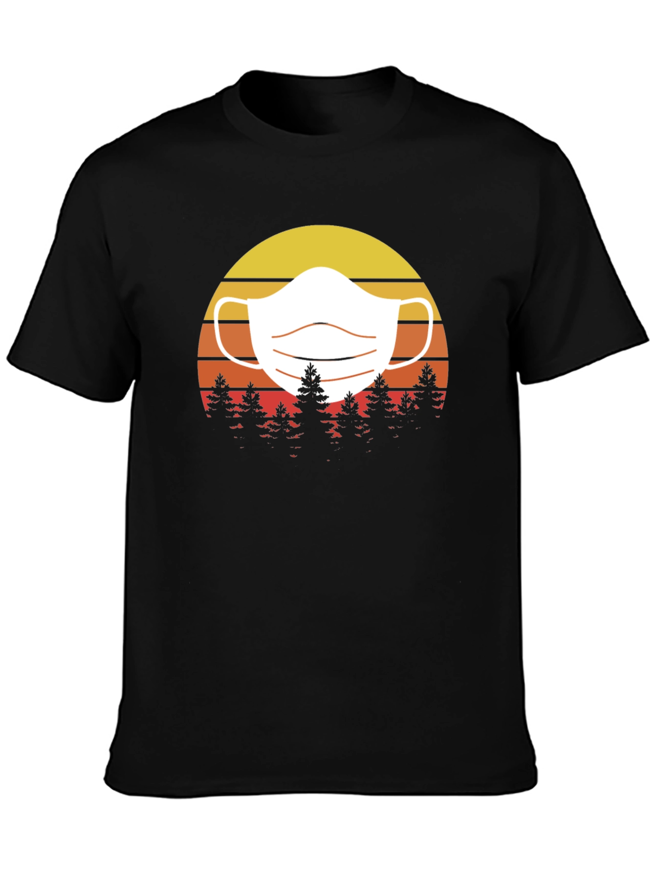 Sunset Mask Graphic Tee