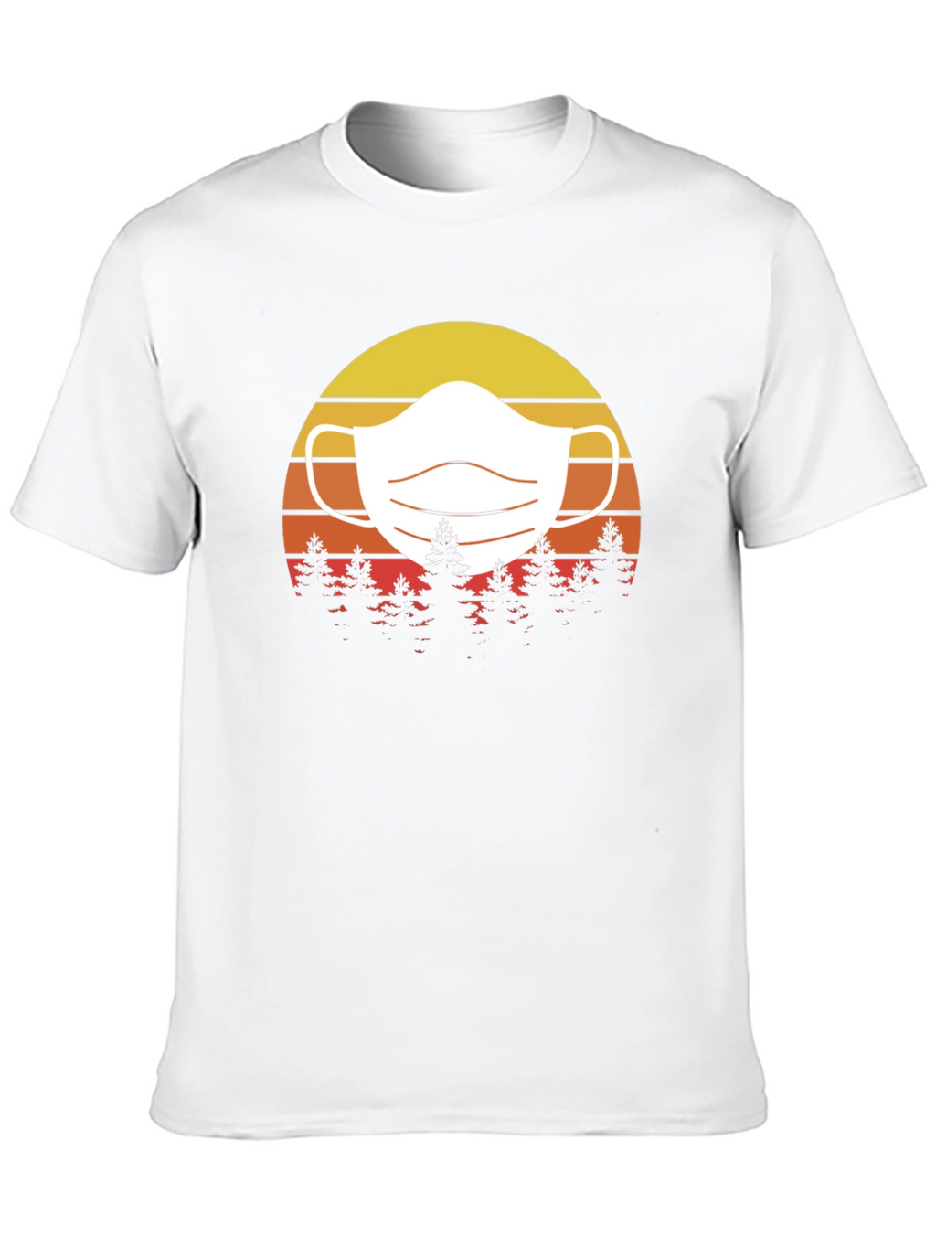 Sunset Mask Graphic Tee
