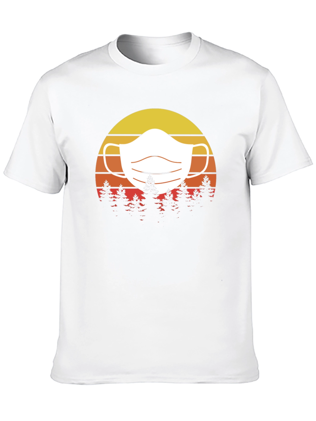 Sunset Mask Graphic Tee