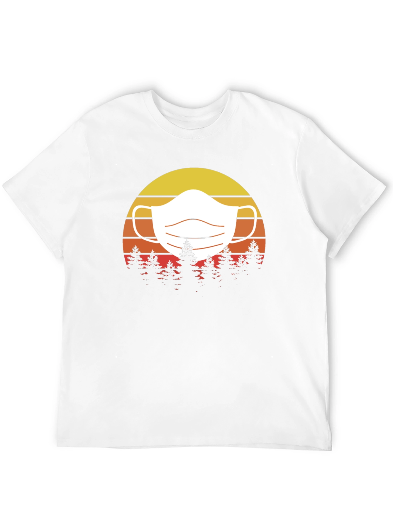 Sunset Mask Graphic Tee