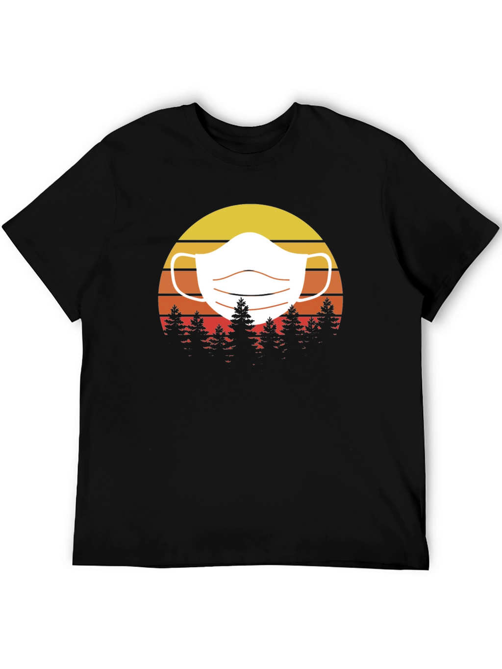 Sunset Mask Graphic Tee