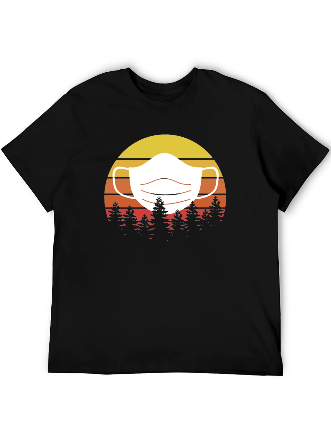 Sunset Mask Graphic Tee
