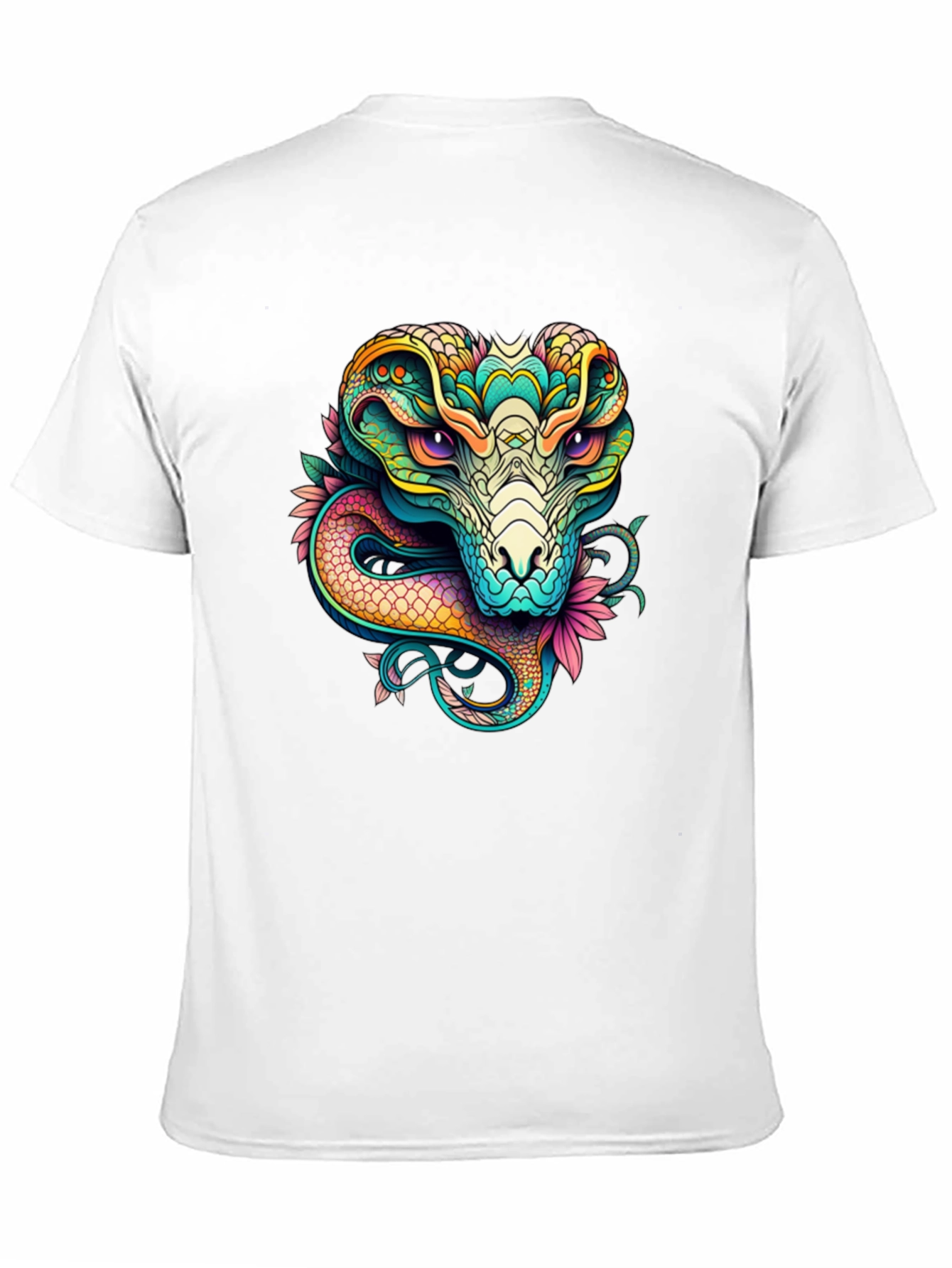 Cobra Graphic T-Shirt - Vivid Snake Design