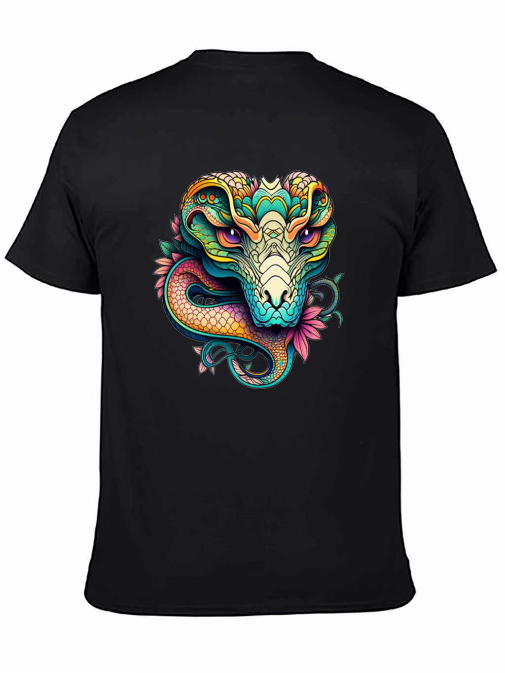 Cobra Graphic T-Shirt - Vivid Snake Design