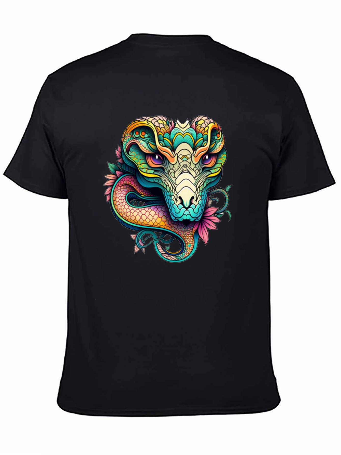 Cobra Graphic T-Shirt - Vivid Snake Design