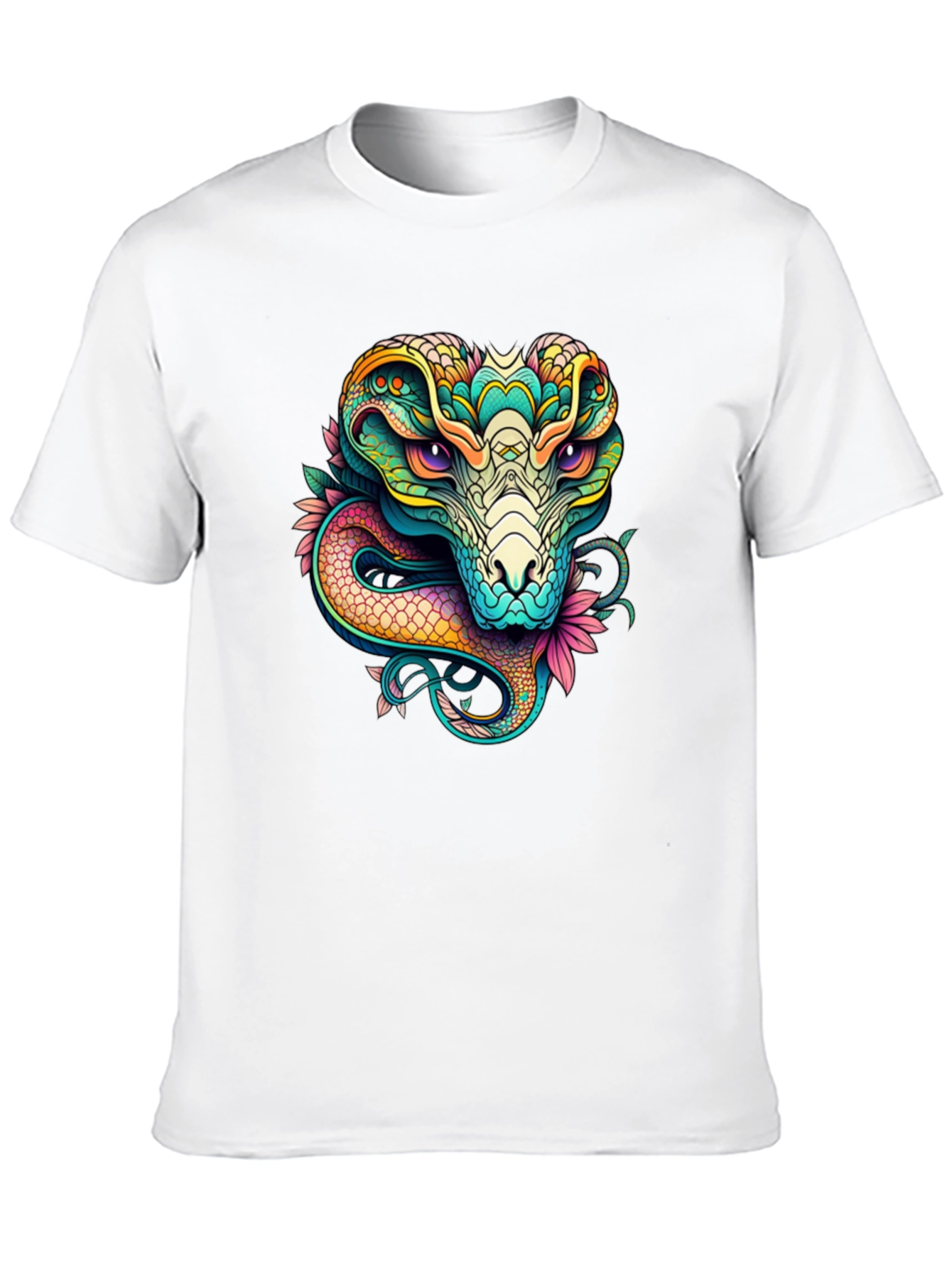 Cobra Graphic T-Shirt - Vivid Snake Design