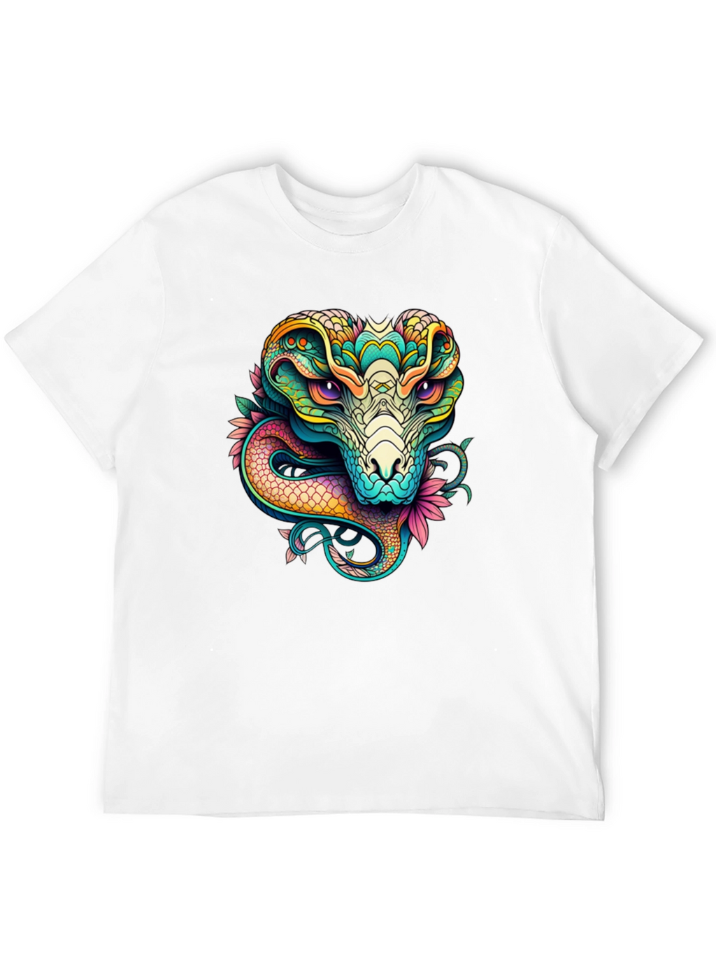 Cobra Graphic T-Shirt - Vivid Snake Design