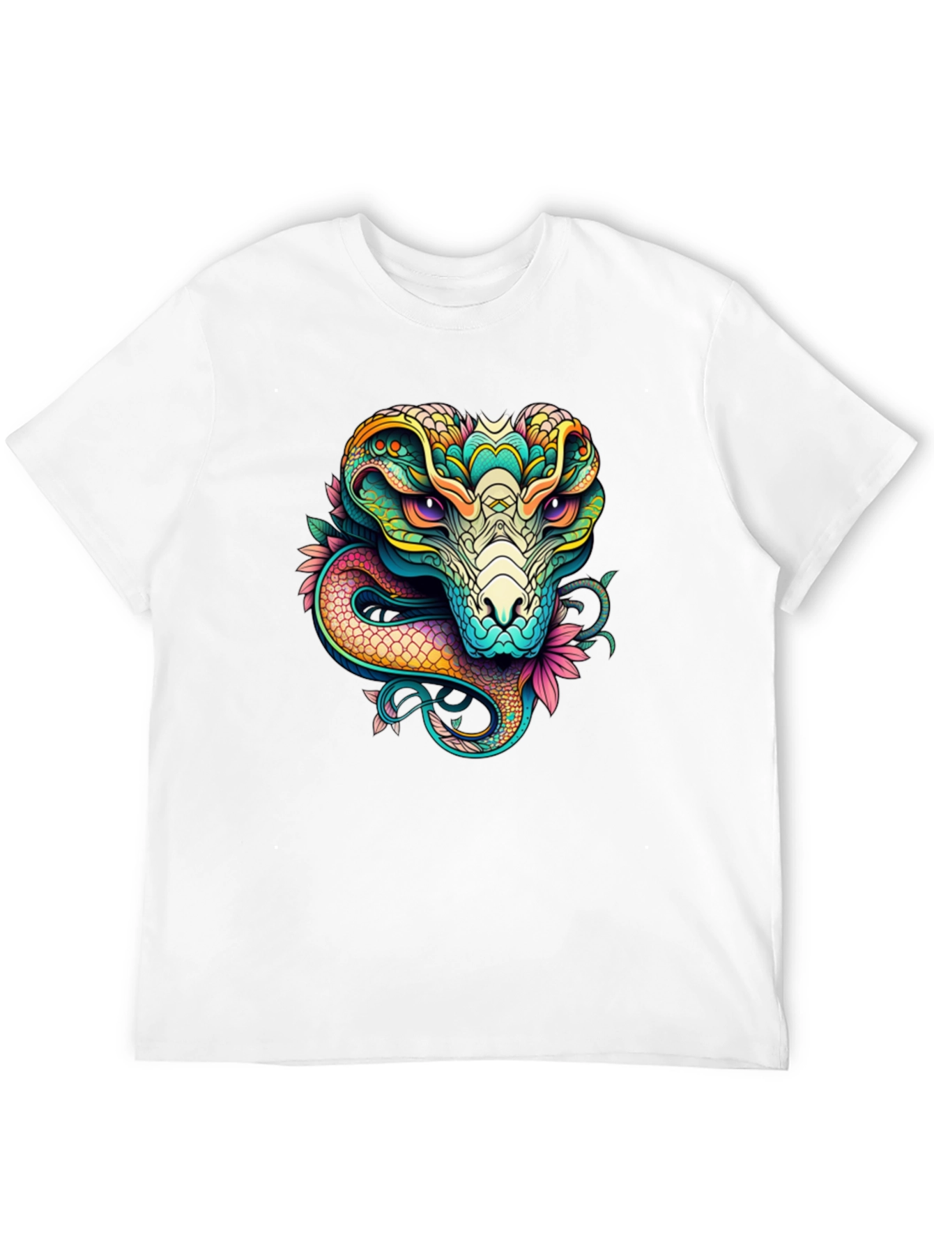 Cobra Graphic T-Shirt - Vivid Snake Design