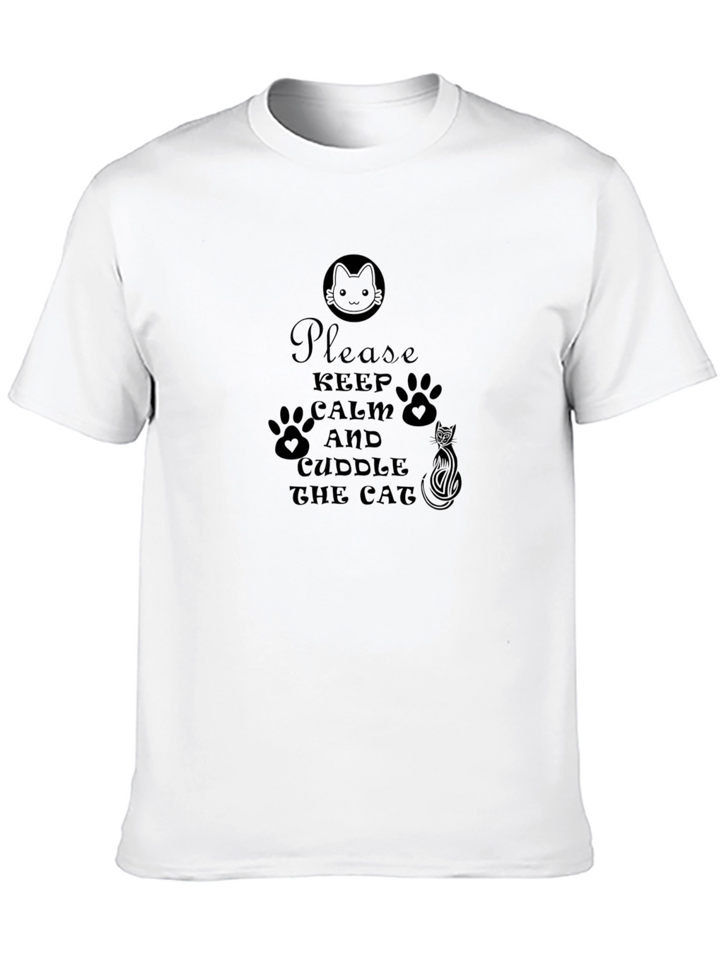 Keep Calm & Cuddle Cat T-Shirt