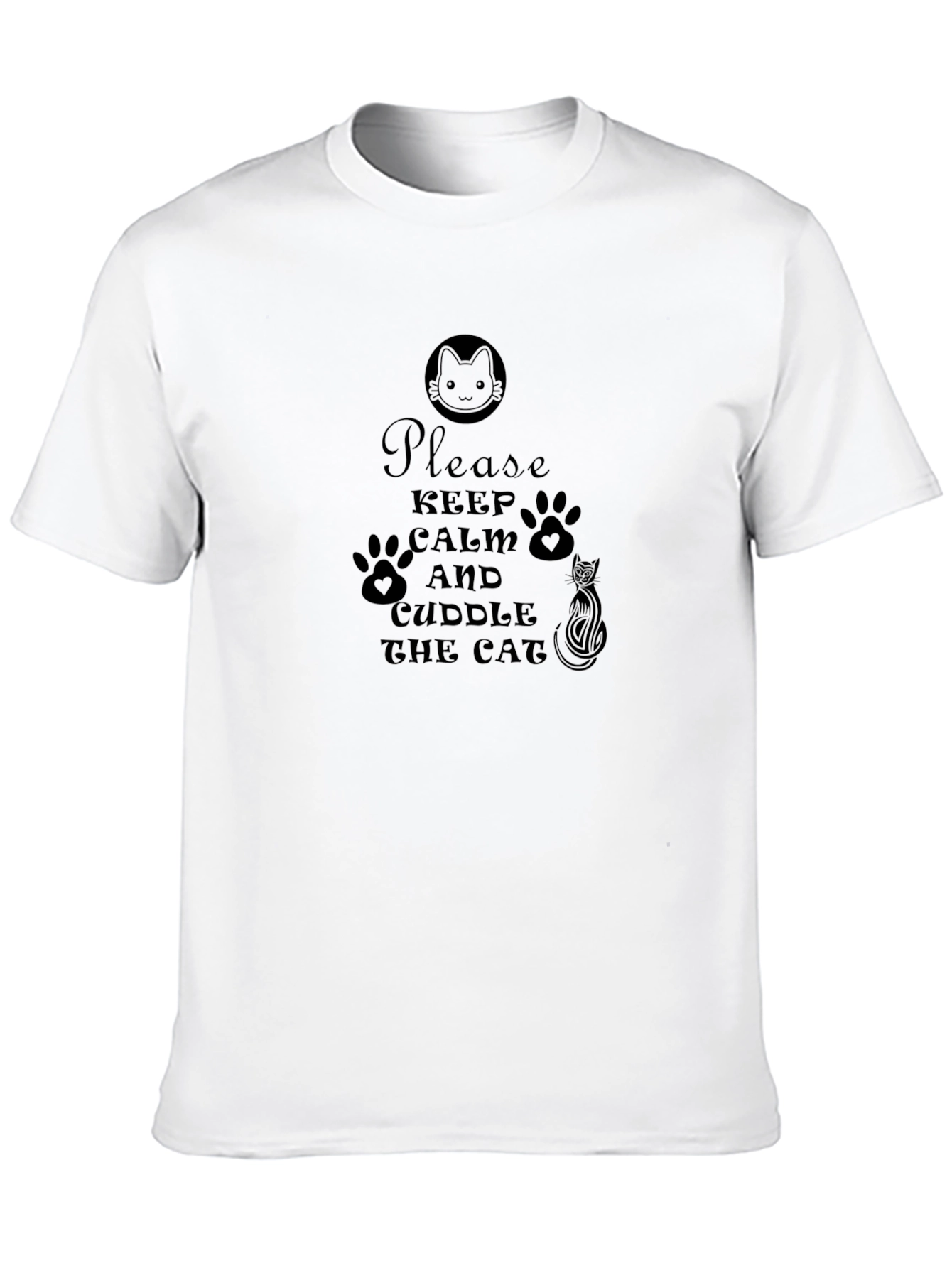 Keep Calm & Cuddle Cat T-Shirt